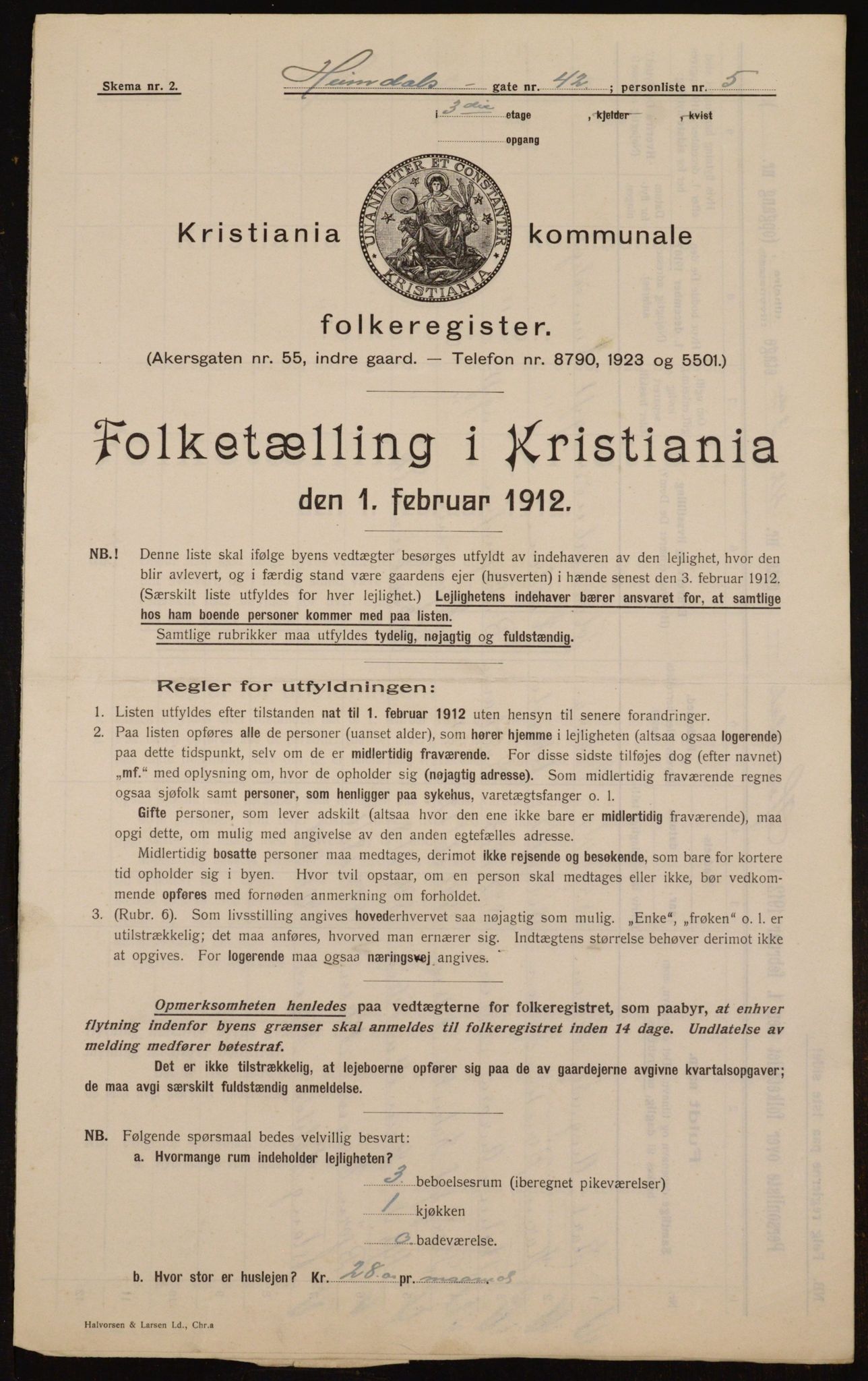 OBA, Kommunal folketelling 1.2.1912 for Kristiania, 1912, s. 37807