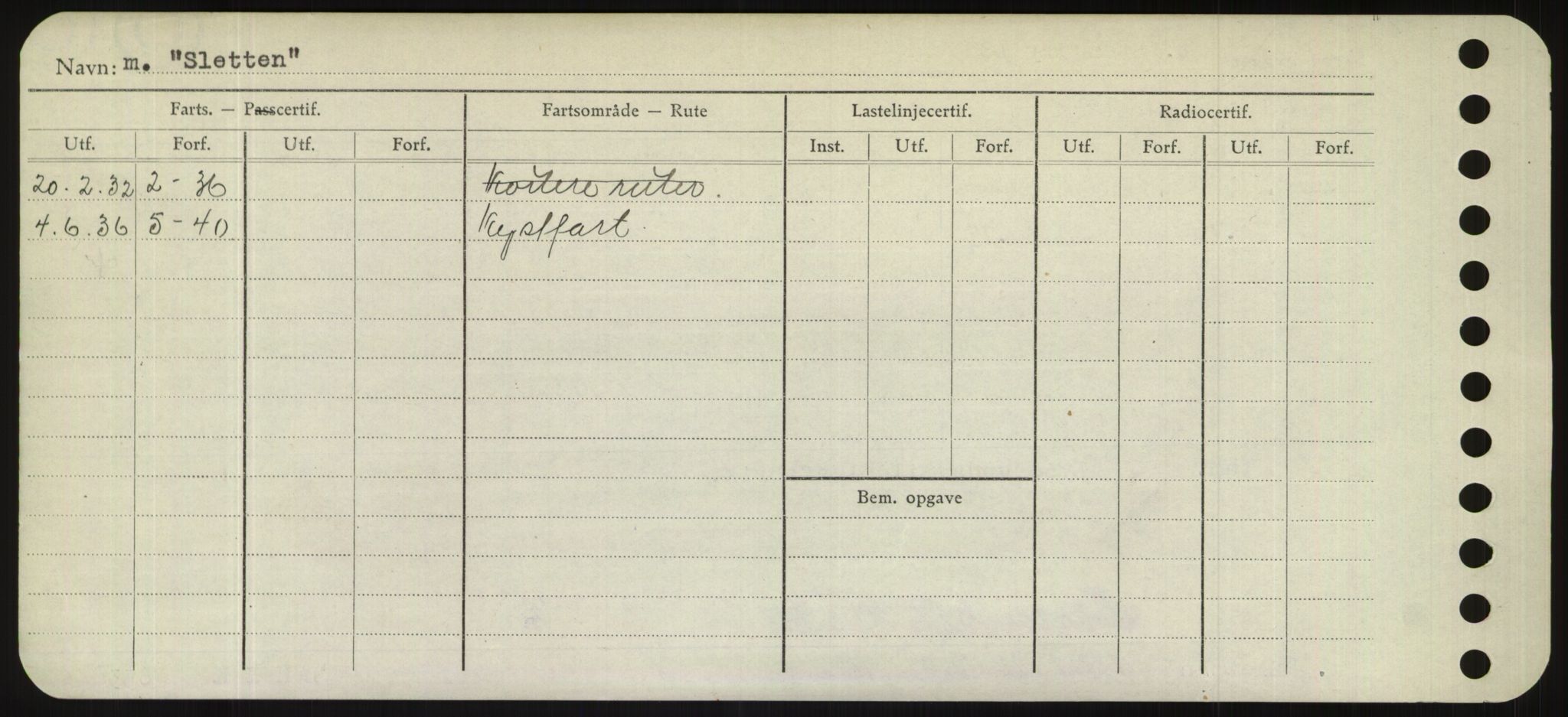 Sjøfartsdirektoratet med forløpere, Skipsmålingen, RA/S-1627/H/Hd/L0034: Fartøy, Sk-Slå, s. 446