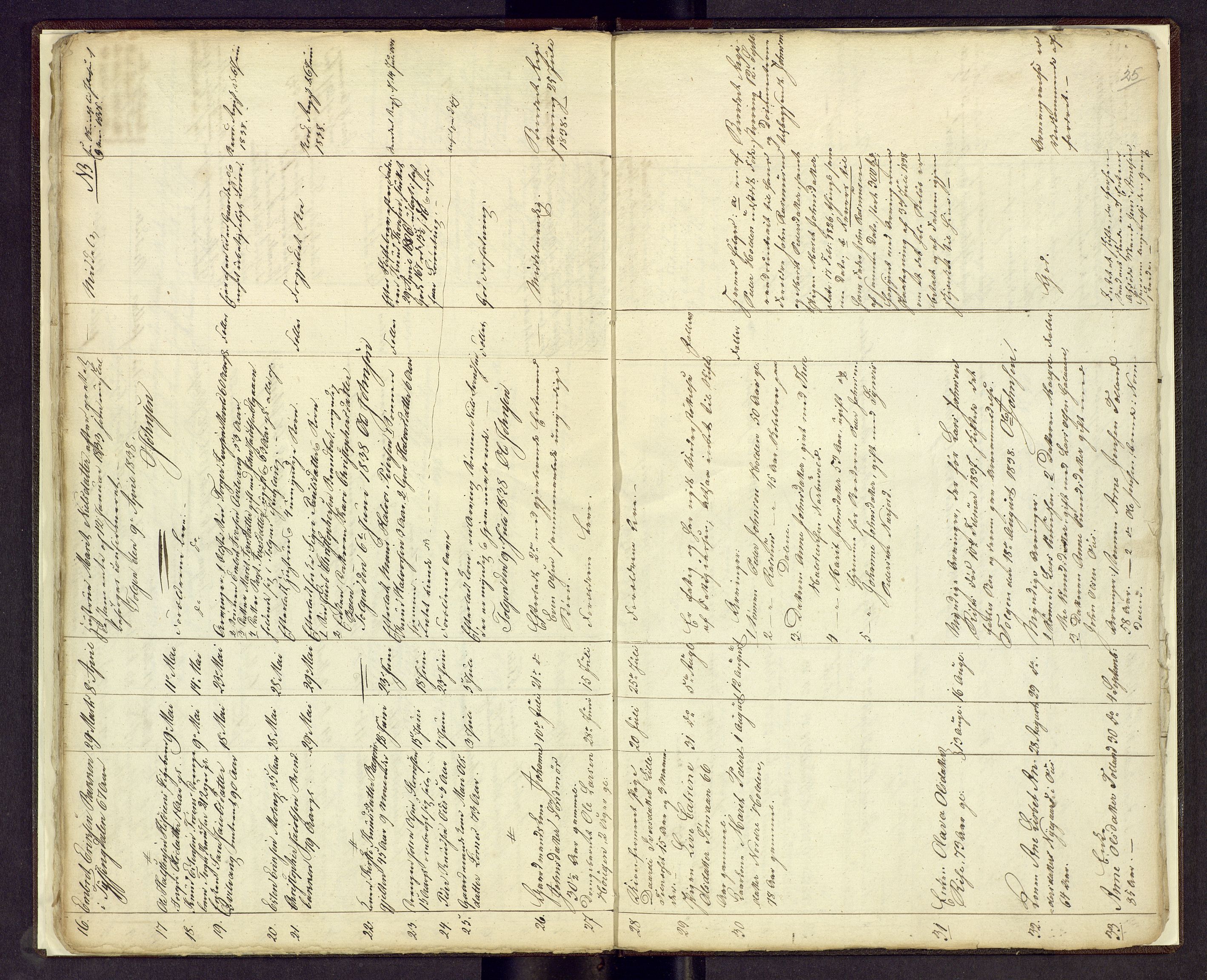 Nord-Østerdal tingrett, SAH/TING-020/J/Jg/L0001/0001: Dødsfallsprotokoller / Dødsfallsprotokoll, 1837-1841