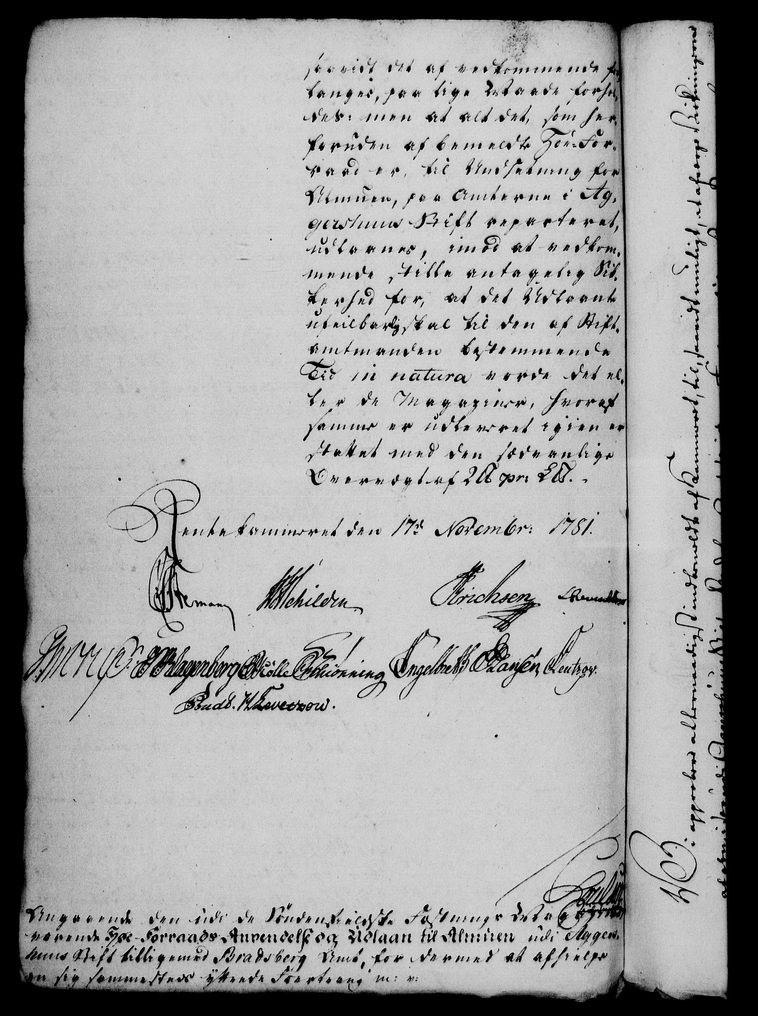 Rentekammeret, Kammerkanselliet, AV/RA-EA-3111/G/Gf/Gfa/L0063: Norsk relasjons- og resolusjonsprotokoll (merket RK 52.63), 1781, s. 1144