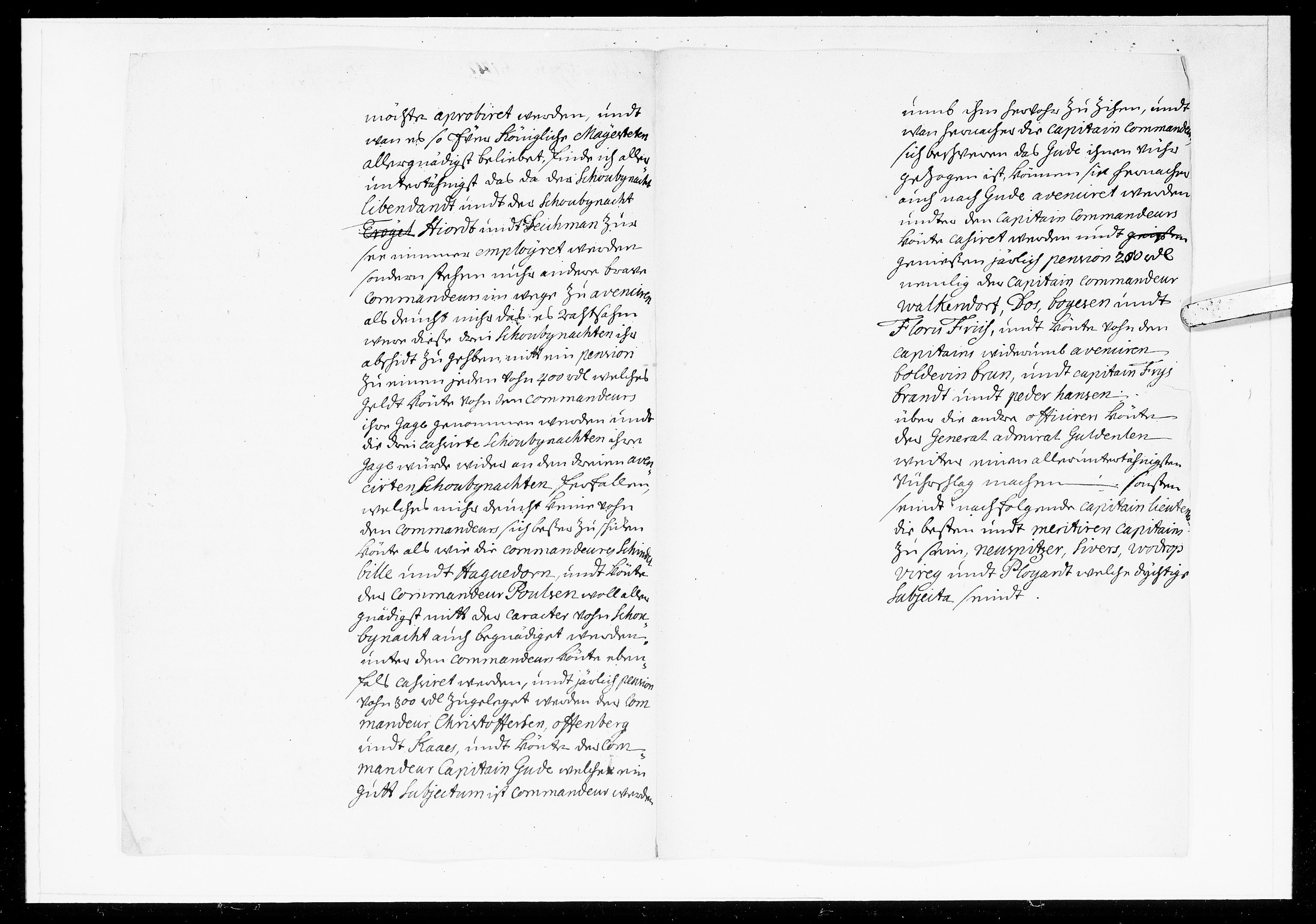 Krigskollegiet, Krigskancelliet, DRA/A-0006/-/1037-1045: Refererede sager, 1717, s. 603