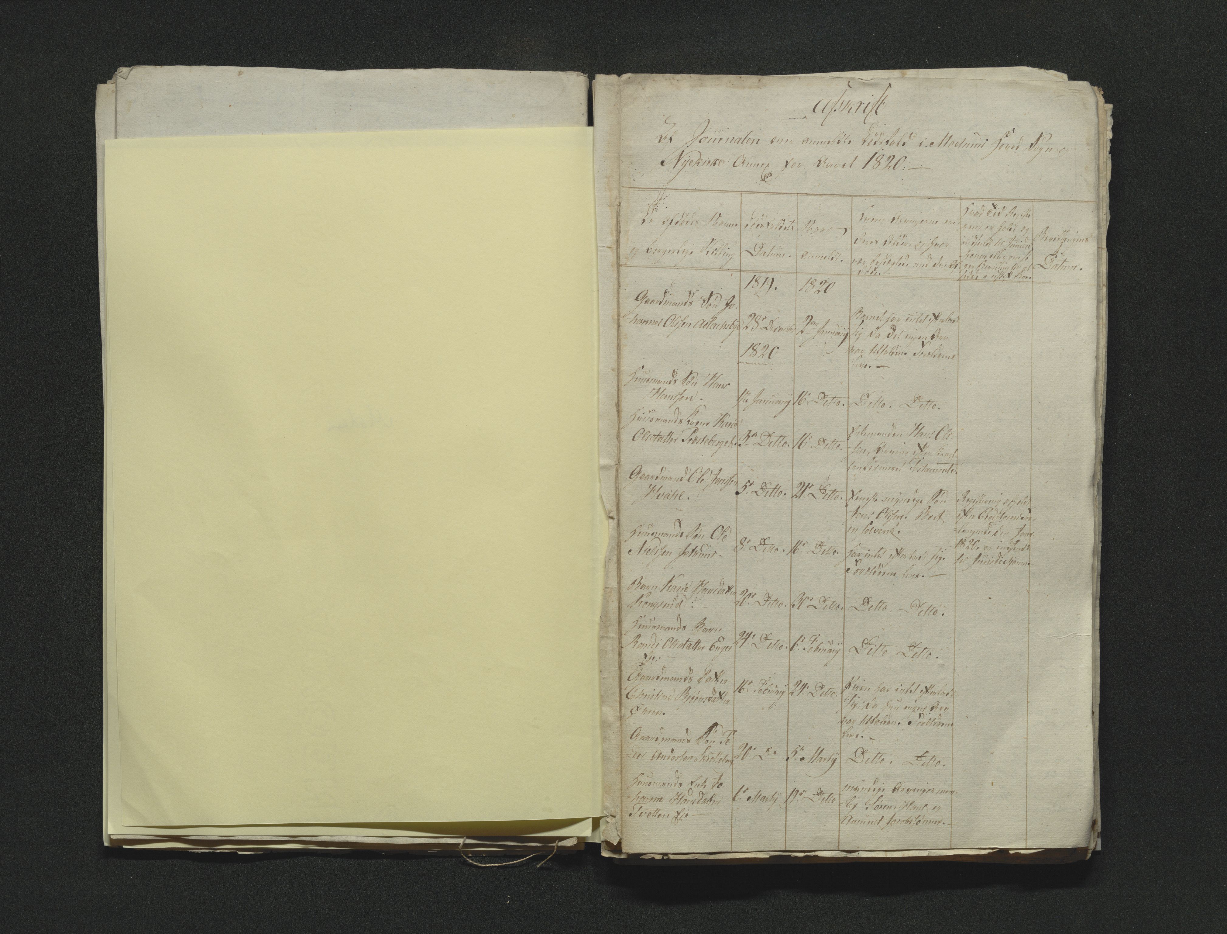 Eiker, Modum og Sigdal sorenskriveri, AV/SAKO-A-123/H/Ha/Hab/L0001: Dødsfallsmeldinger, 1812-1822, s. 242