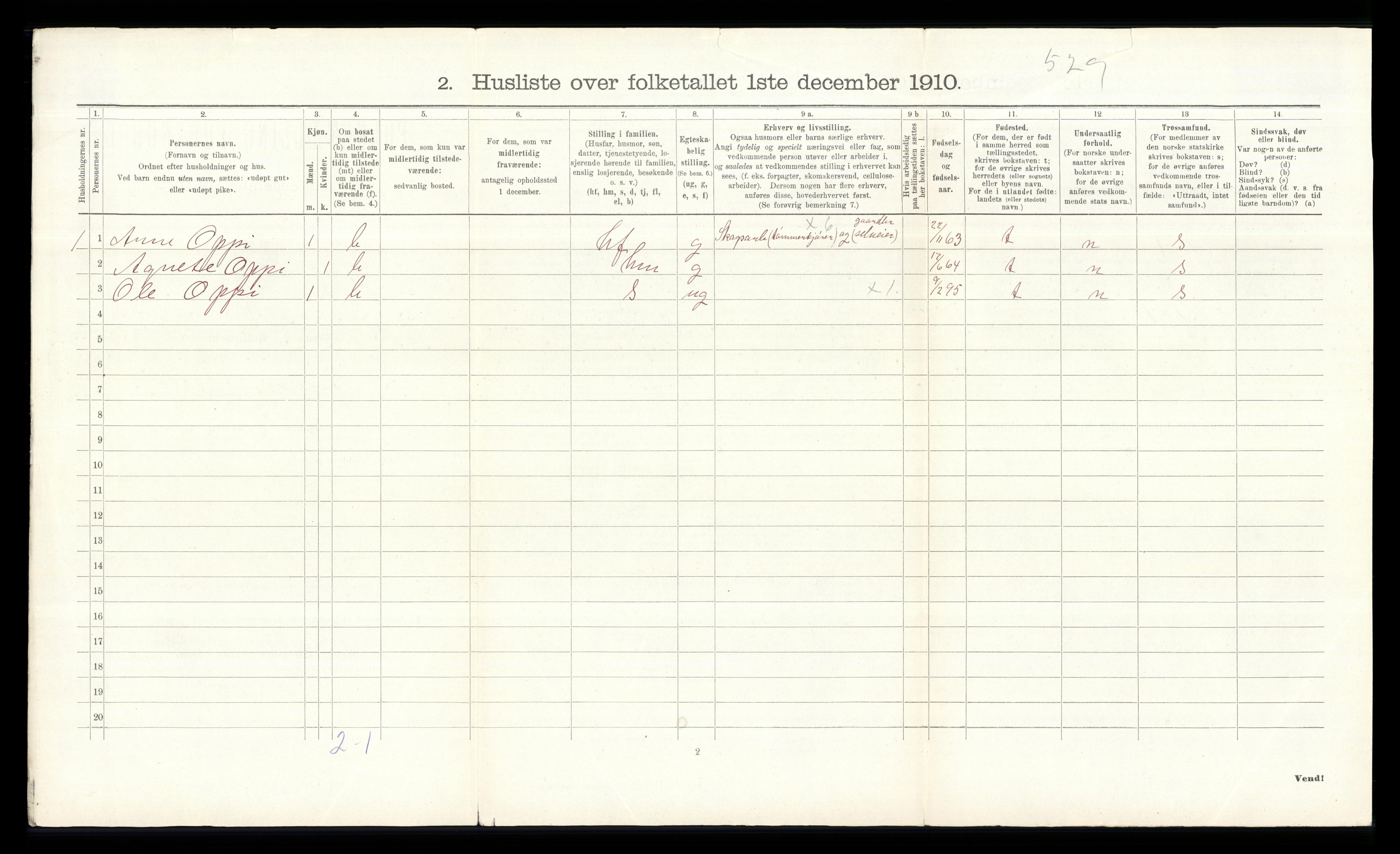 RA, Folketelling 1910 for 0423 Grue herred, 1910, s. 238
