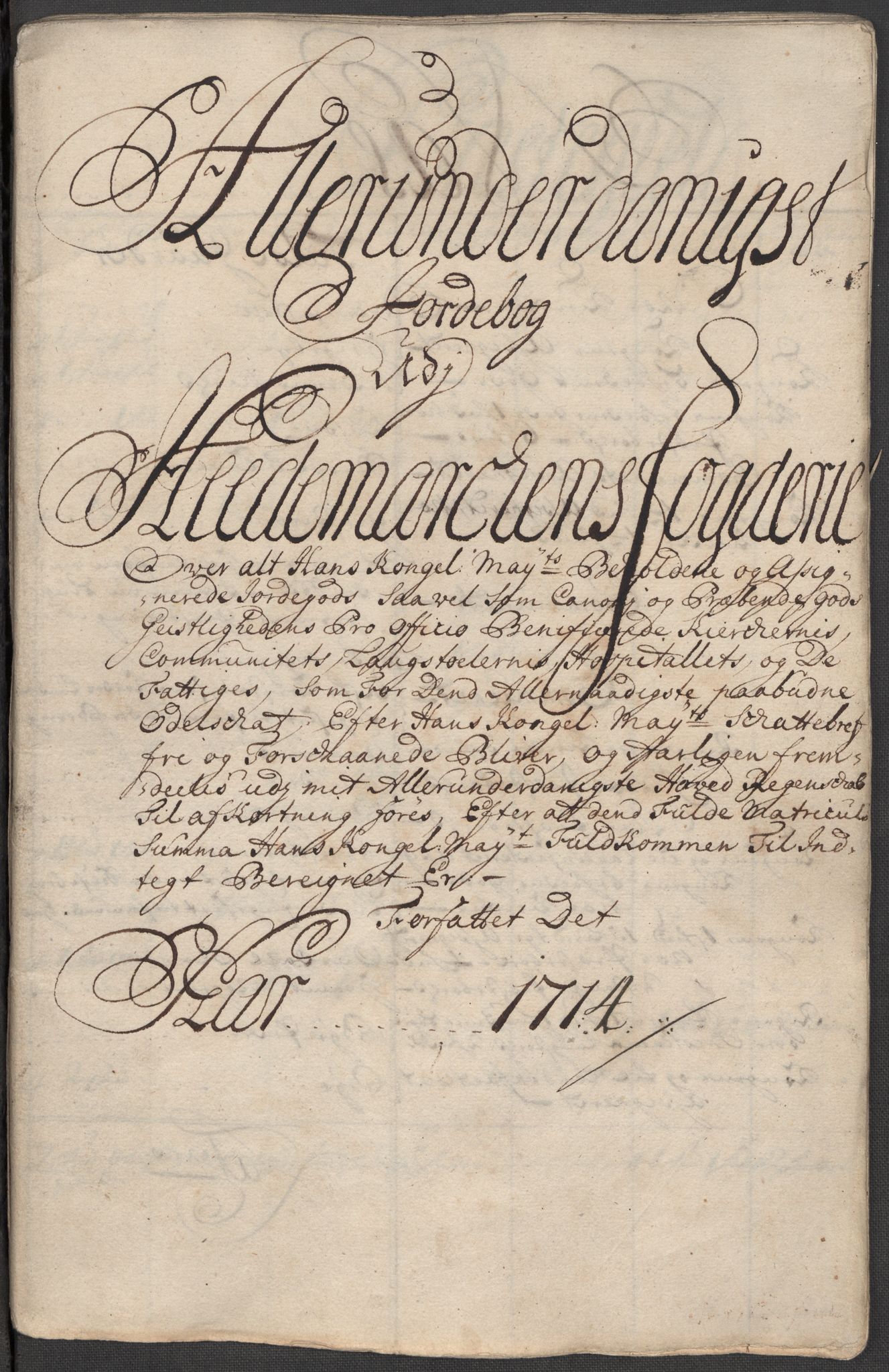 Rentekammeret inntil 1814, Reviderte regnskaper, Fogderegnskap, RA/EA-4092/R16/L1051: Fogderegnskap Hedmark, 1714, s. 315