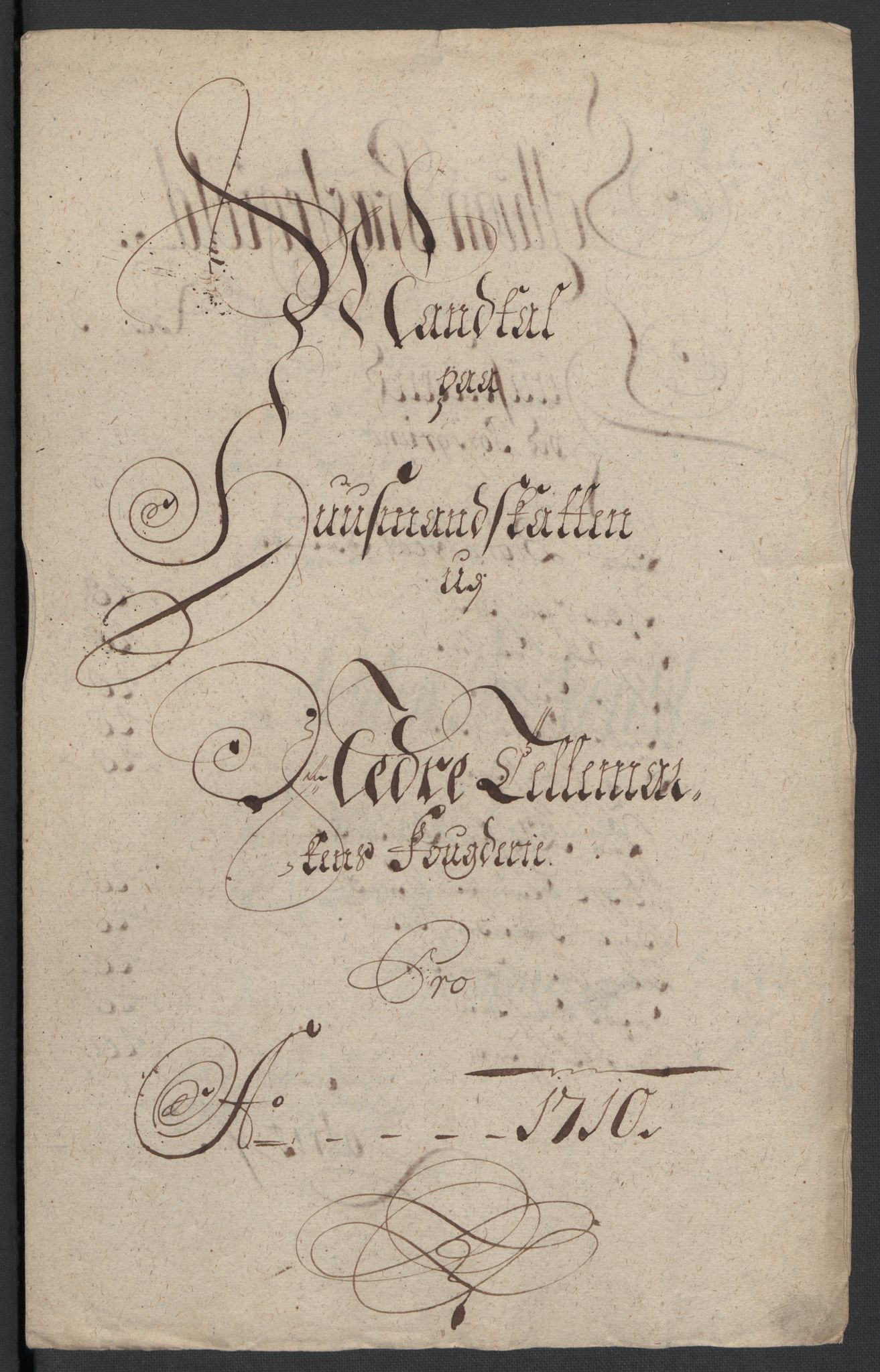 Rentekammeret inntil 1814, Reviderte regnskaper, Fogderegnskap, RA/EA-4092/R36/L2119: Fogderegnskap Øvre og Nedre Telemark og Bamble, 1710, s. 45