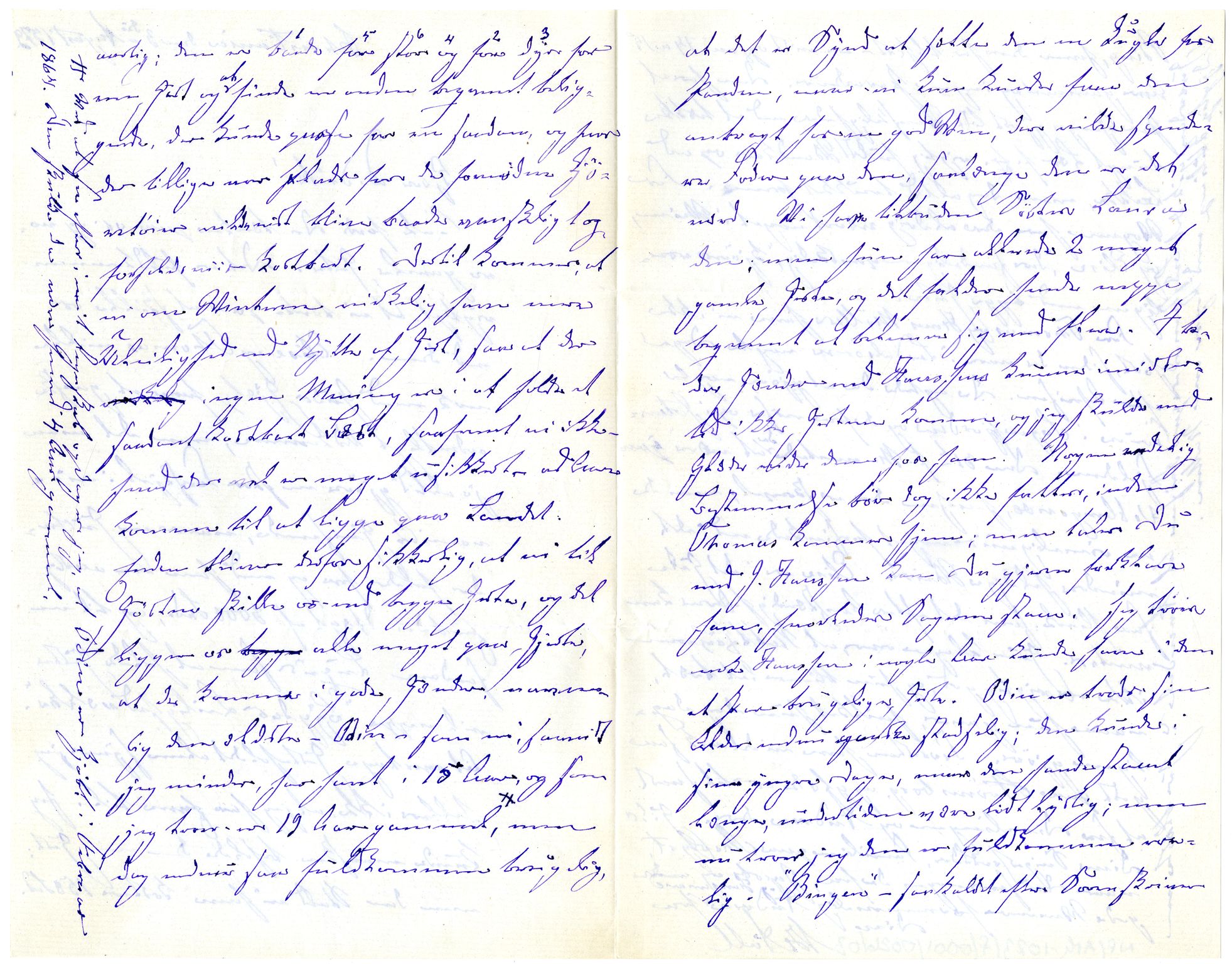 Diderik Maria Aalls brevsamling, NF/Ark-1023/F/L0001: D.M. Aalls brevsamling. A - B, 1738-1889, s. 286