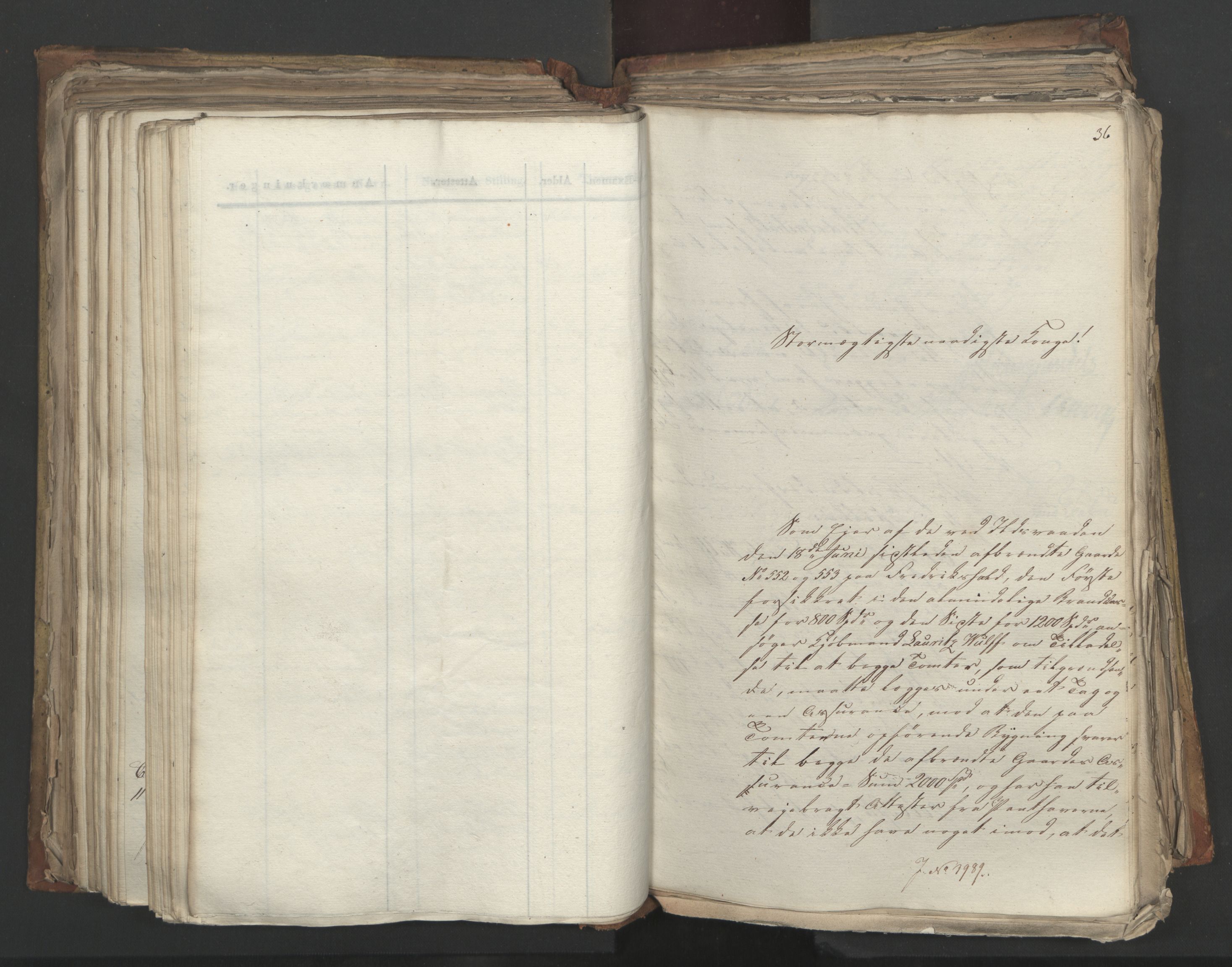 Statsrådsavdelingen i Stockholm, AV/RA-S-1003/D/Da/L0049: Regjeringsinnstillinger nr. 3860-4086, 1826, s. 318