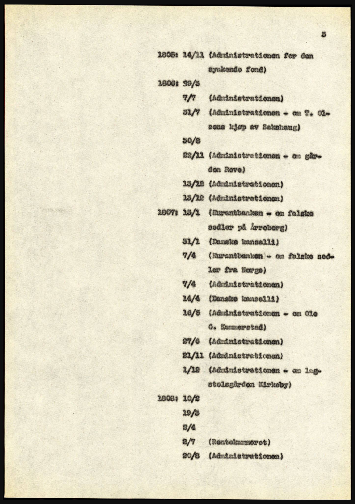 Riksarkivet, Seksjon for eldre arkiv og spesialsamlinger, AV/RA-EA-6797/H/Ha, 1953, s. 3