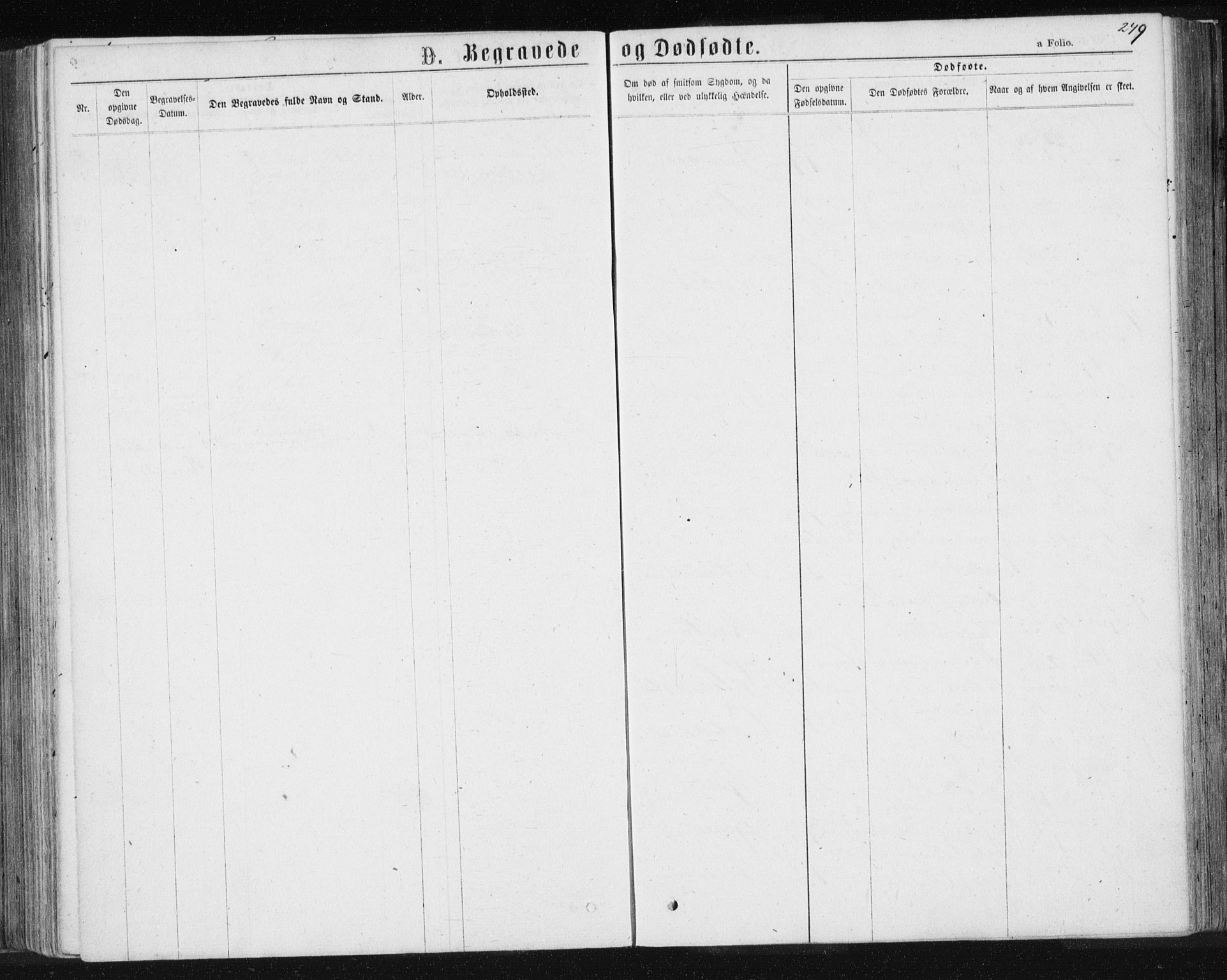 Ministerialprotokoller, klokkerbøker og fødselsregistre - Sør-Trøndelag, SAT/A-1456/685/L0970: Ministerialbok nr. 685A08 /2, 1870-1878, s. 249