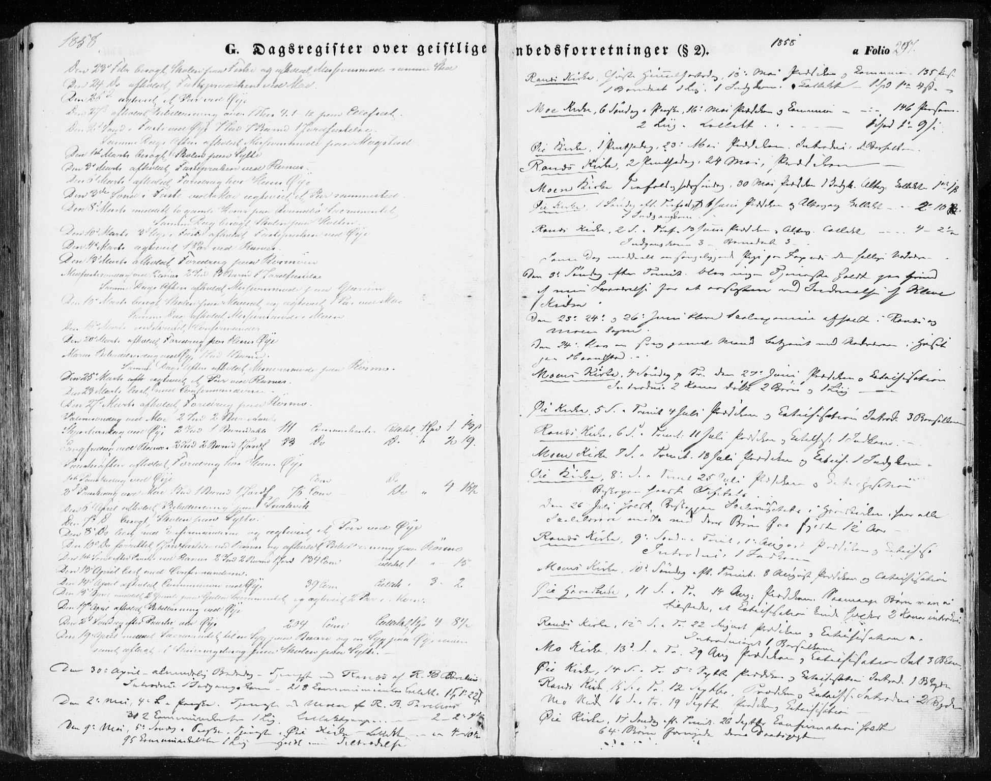 Ministerialprotokoller, klokkerbøker og fødselsregistre - Møre og Romsdal, AV/SAT-A-1454/595/L1044: Ministerialbok nr. 595A06, 1852-1863, s. 297