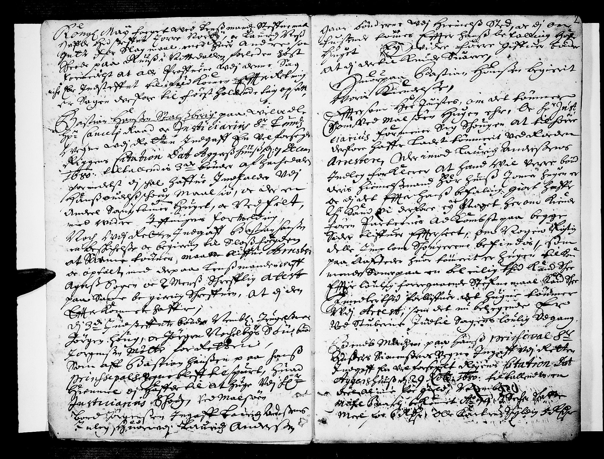 Nedre Romerike sorenskriveri, SAO/A-10469/F/Fb/L0012: Tingbok, 1681, s. 1b-2a