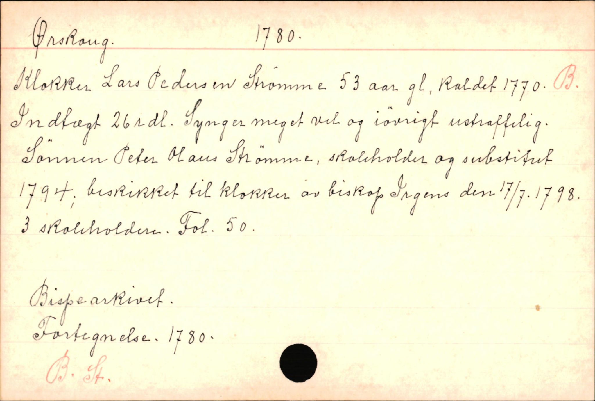 Haugen, Johannes - lærer, AV/SAB-SAB/PA-0036/01/L0001: Om klokkere og lærere, 1521-1904, s. 11092