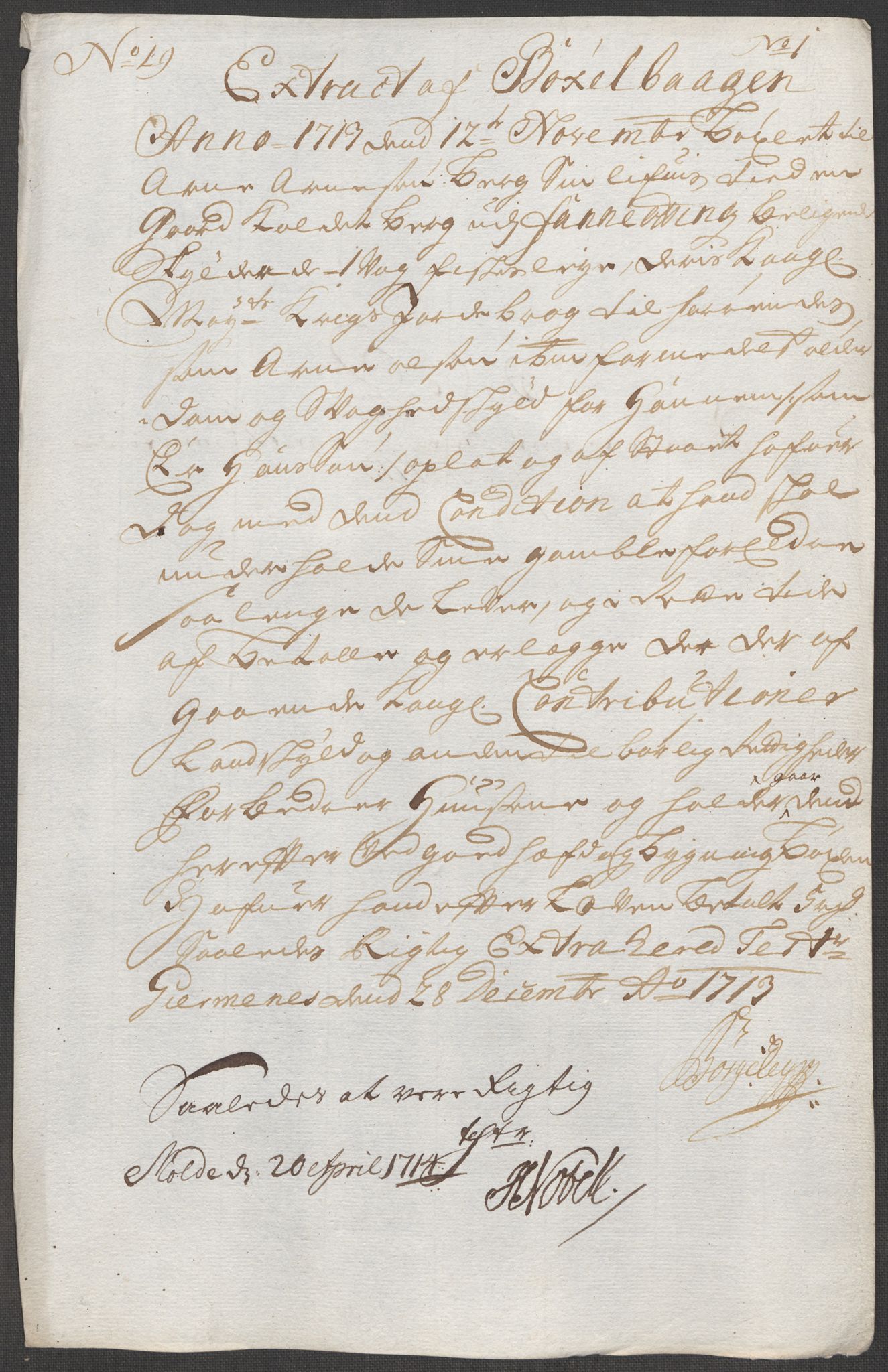 Rentekammeret inntil 1814, Reviderte regnskaper, Fogderegnskap, RA/EA-4092/R55/L3662: Fogderegnskap Romsdal, 1713-1714, s. 177