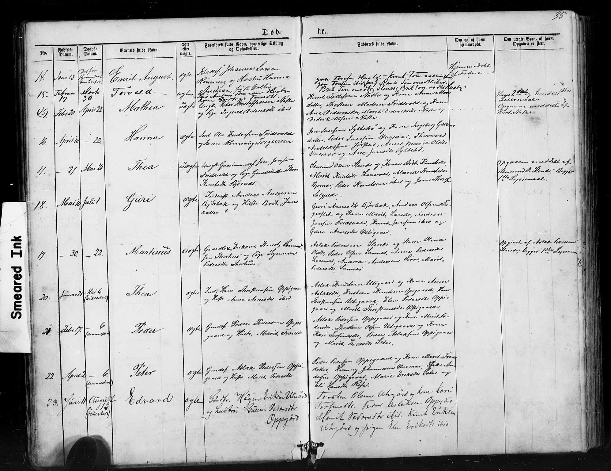 Ministerialprotokoller, klokkerbøker og fødselsregistre - Møre og Romsdal, AV/SAT-A-1454/552/L0638: Klokkerbok nr. 552C01, 1867-1902, s. 35