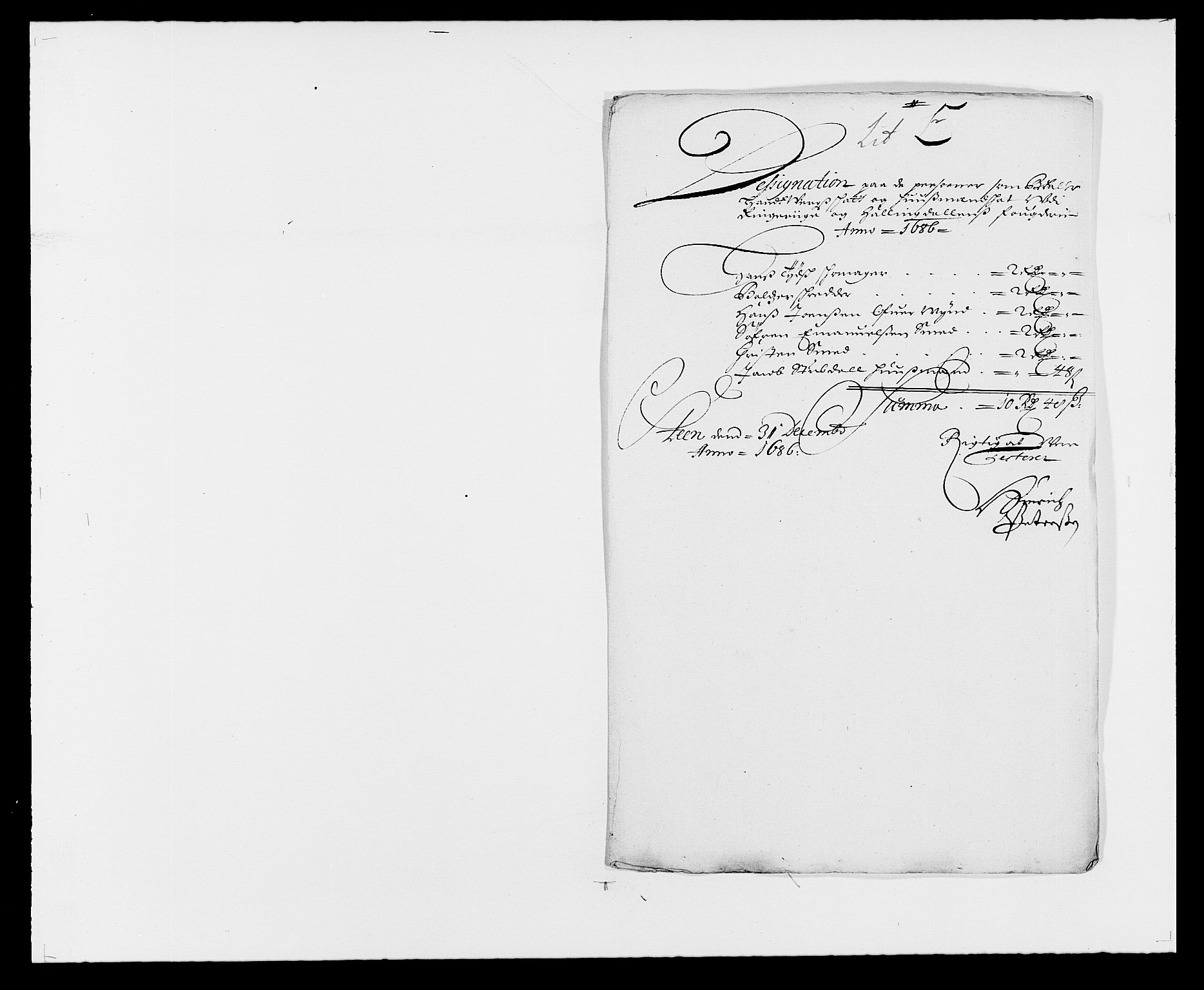 Rentekammeret inntil 1814, Reviderte regnskaper, Fogderegnskap, AV/RA-EA-4092/R21/L1446: Fogderegnskap Ringerike og Hallingdal, 1683-1686, s. 470