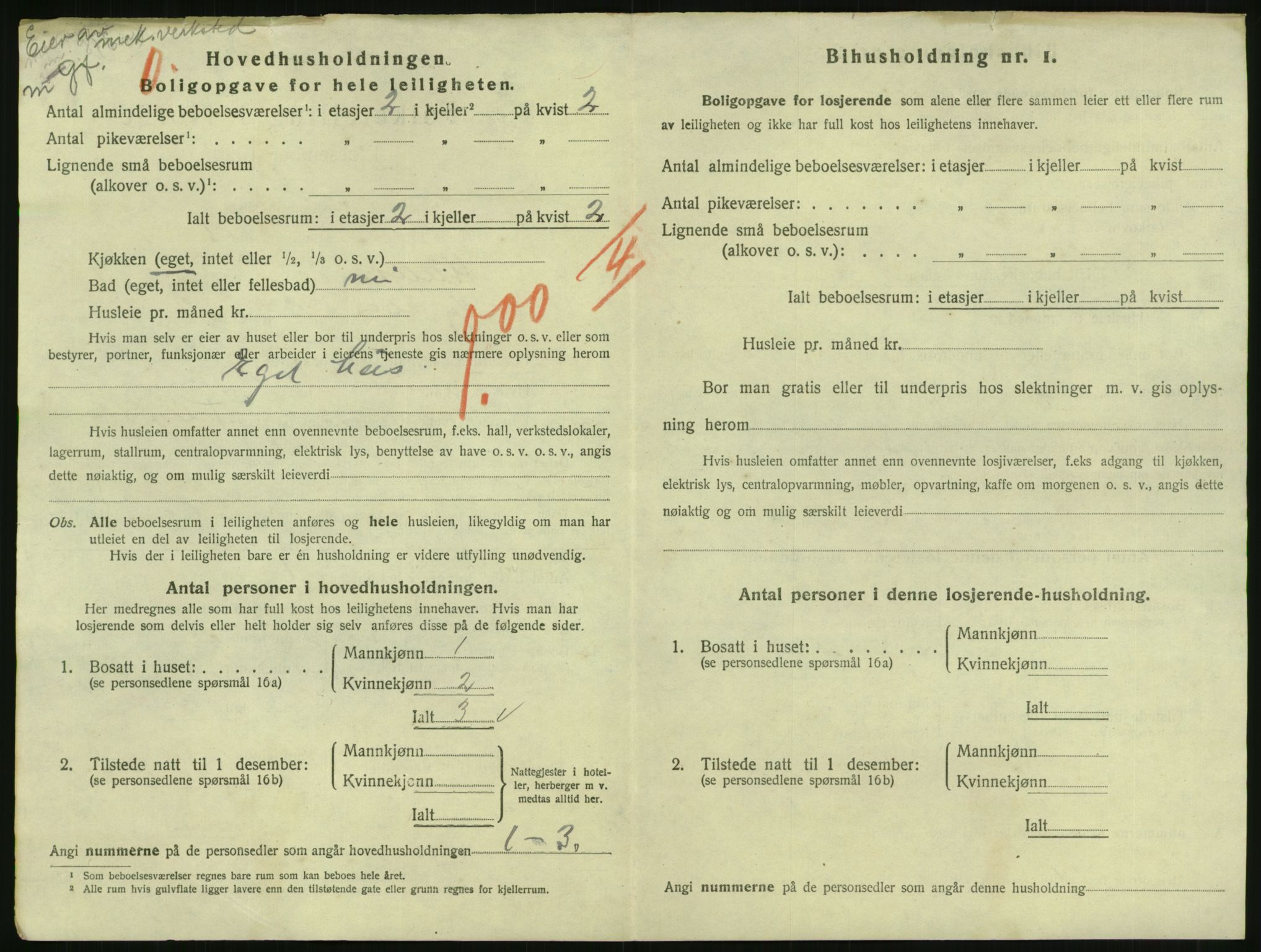 SAK, Folketelling 1920 for 1002 Mandal ladested, 1920, s. 1432