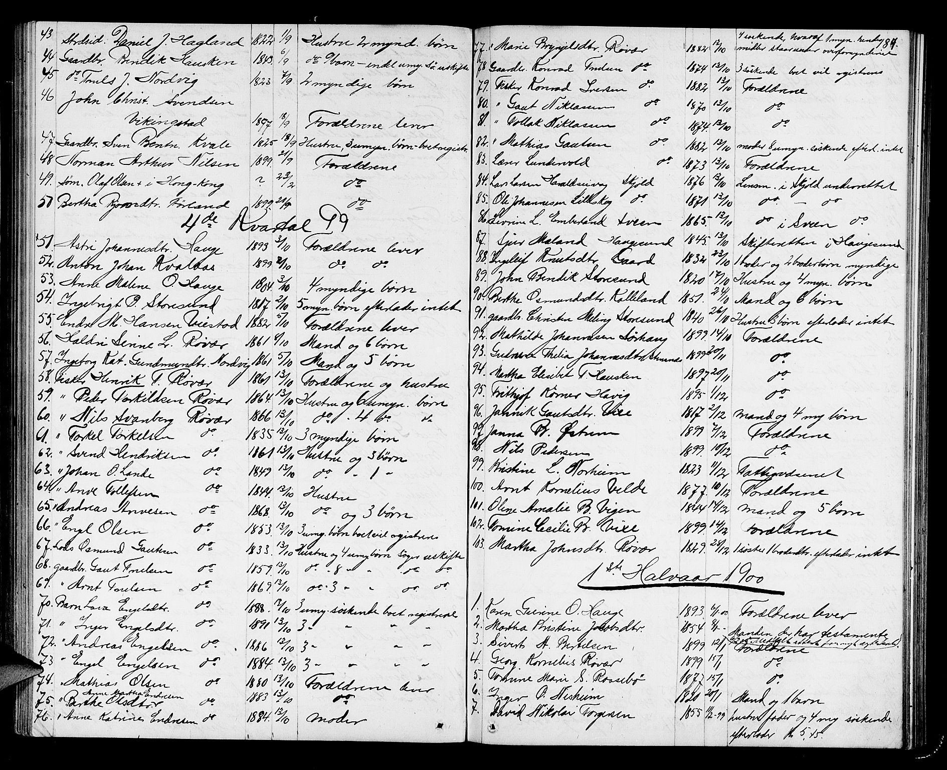 Karmsund sorenskriveri, AV/SAST-A-100311/01/IV/IVAB/L0002: DØDSFALLSPROT. SKUD/AV/TORV/SKJOLD/TYSVÆR, 1862-1901, s. 183b-184a
