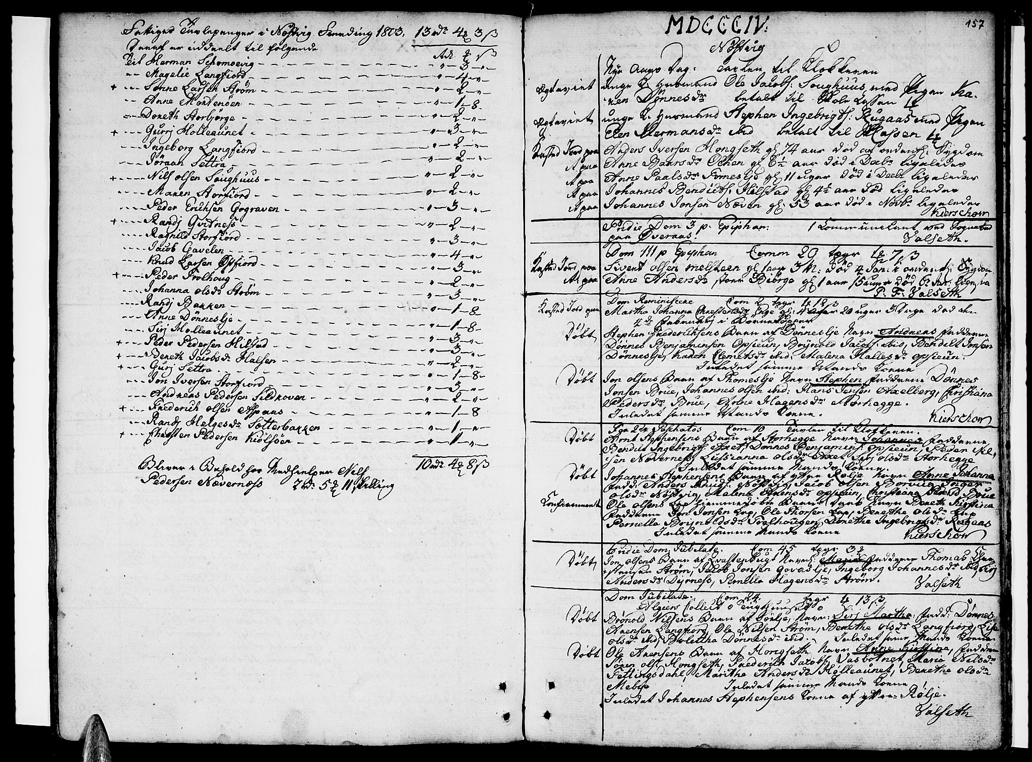 Ministerialprotokoller, klokkerbøker og fødselsregistre - Nordland, SAT/A-1459/814/L0222: Ministerialbok nr. 814A03, 1752-1819, s. 157