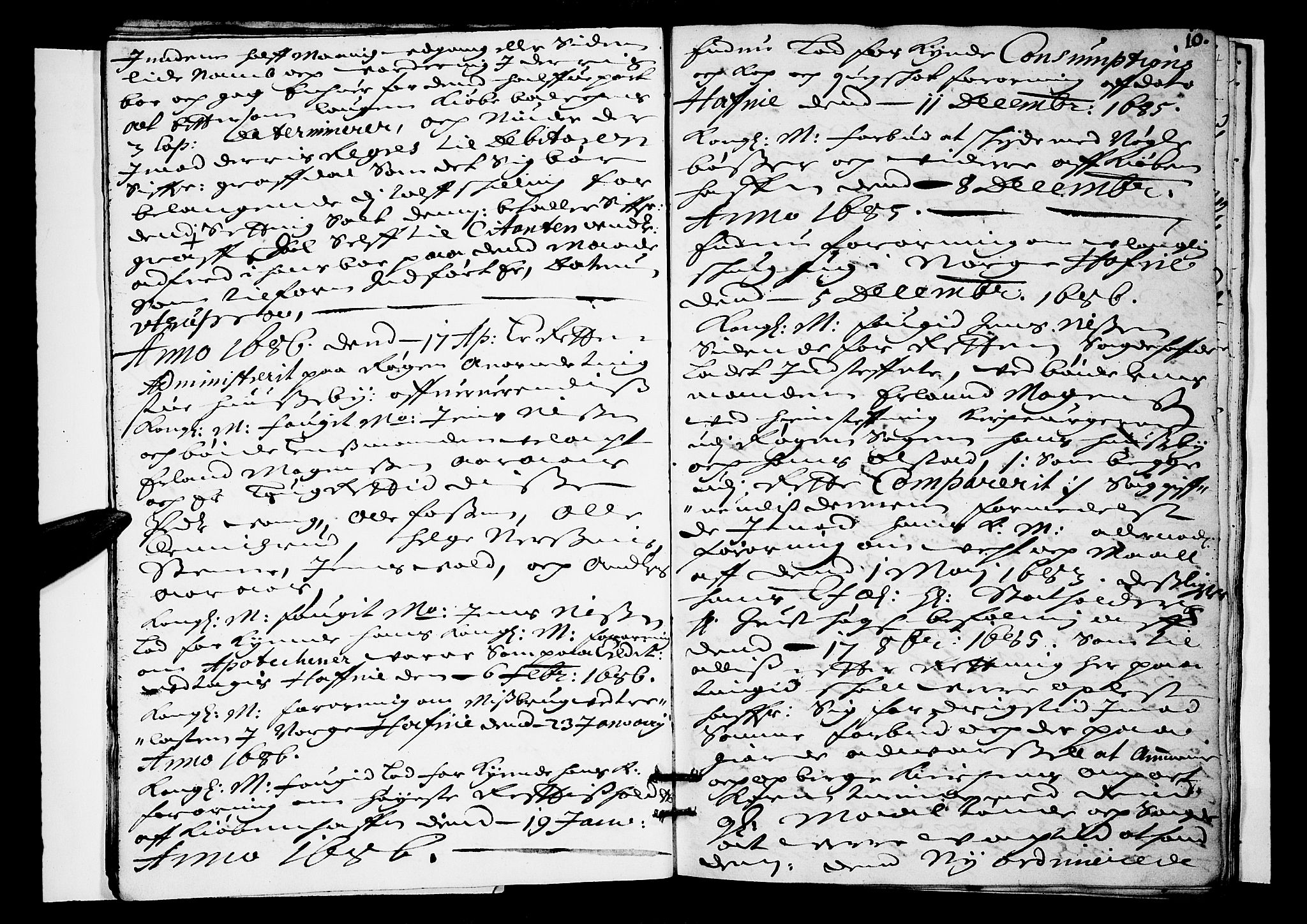 Lier, Røyken og Hurum sorenskriveri, AV/SAKO-A-89/F/Fa/L0027: Tingbok, 1686, s. 10