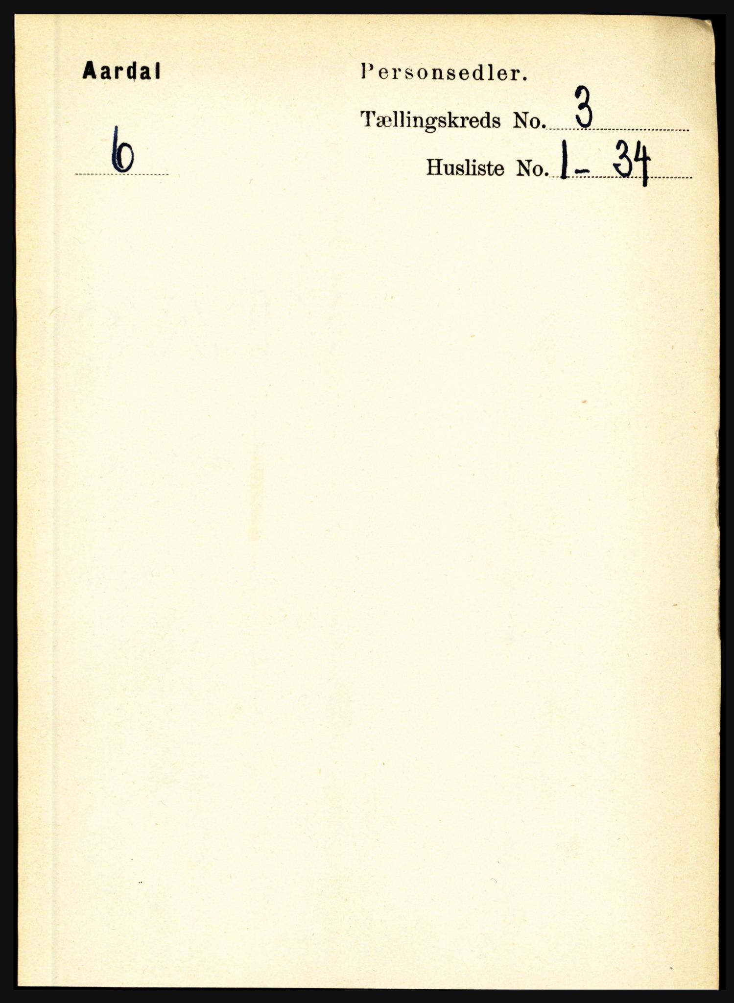 RA, Folketelling 1891 for 1424 Årdal herred, 1891, s. 399