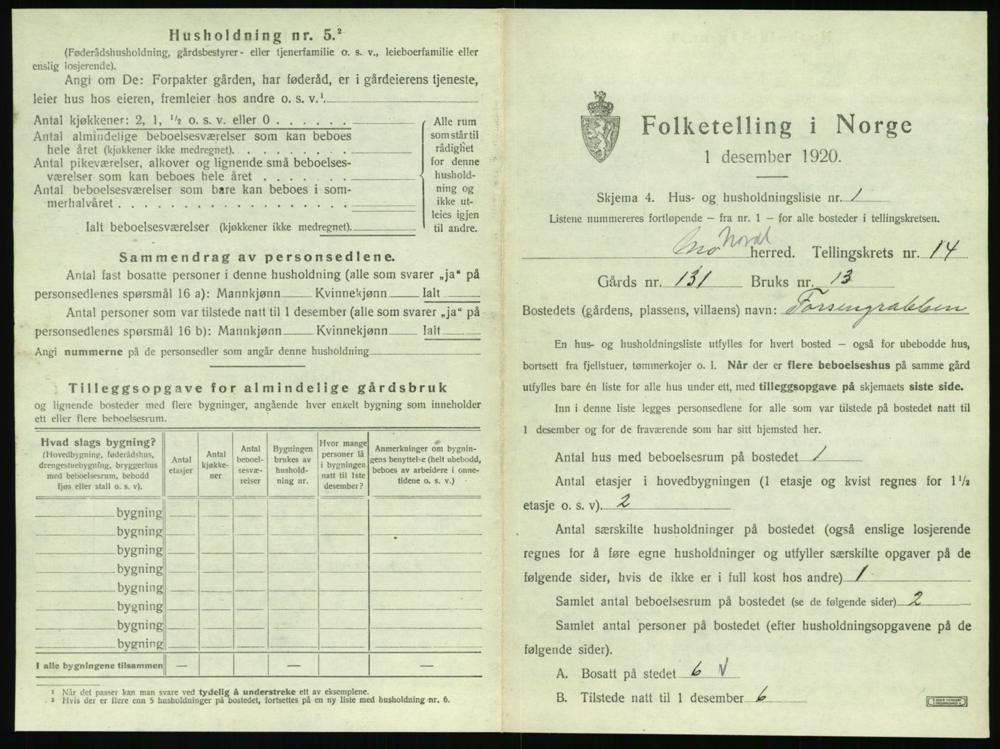 SAT, Folketelling 1920 for 1833 Mo herred, 1920, s. 1518