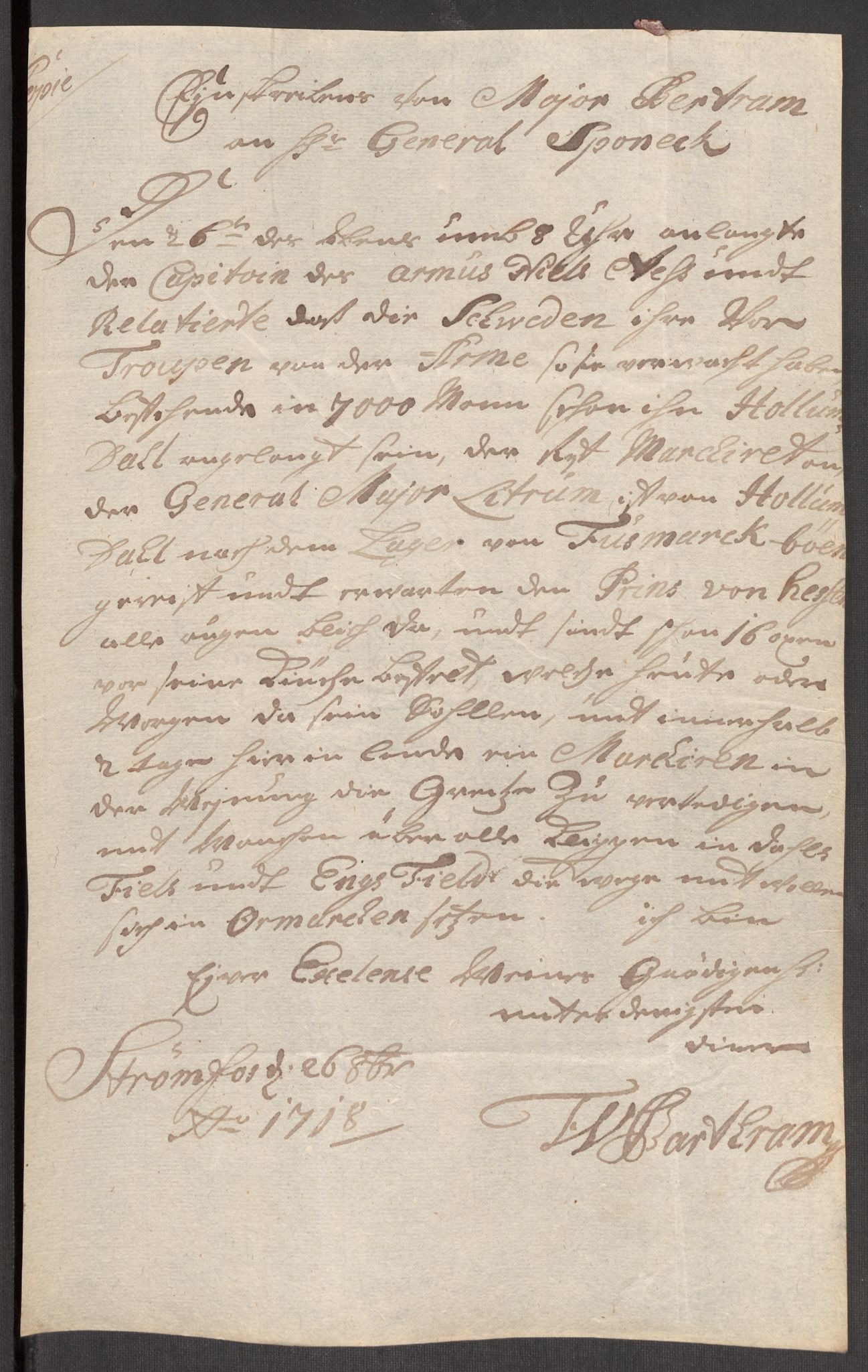 Kommanderende general (KG I) med Det norske krigsdirektorium, AV/RA-EA-5419/E/Eb/L0012: Kunnskap om fienden, kronologisk ordnet, 1718-1719, s. 434