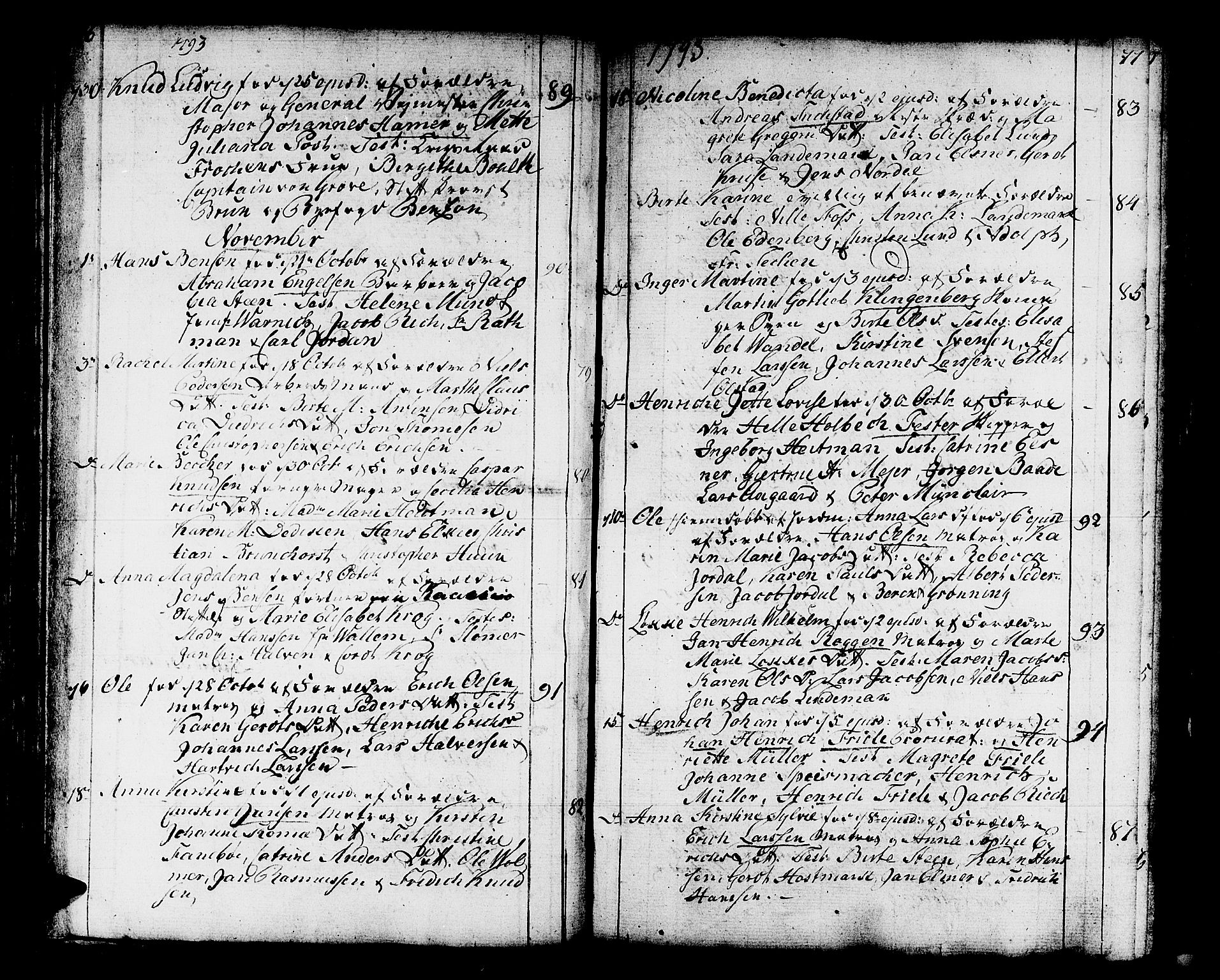 Domkirken sokneprestembete, AV/SAB-A-74801/H/Haa/L0004: Ministerialbok nr. A 4, 1763-1820, s. 76-77
