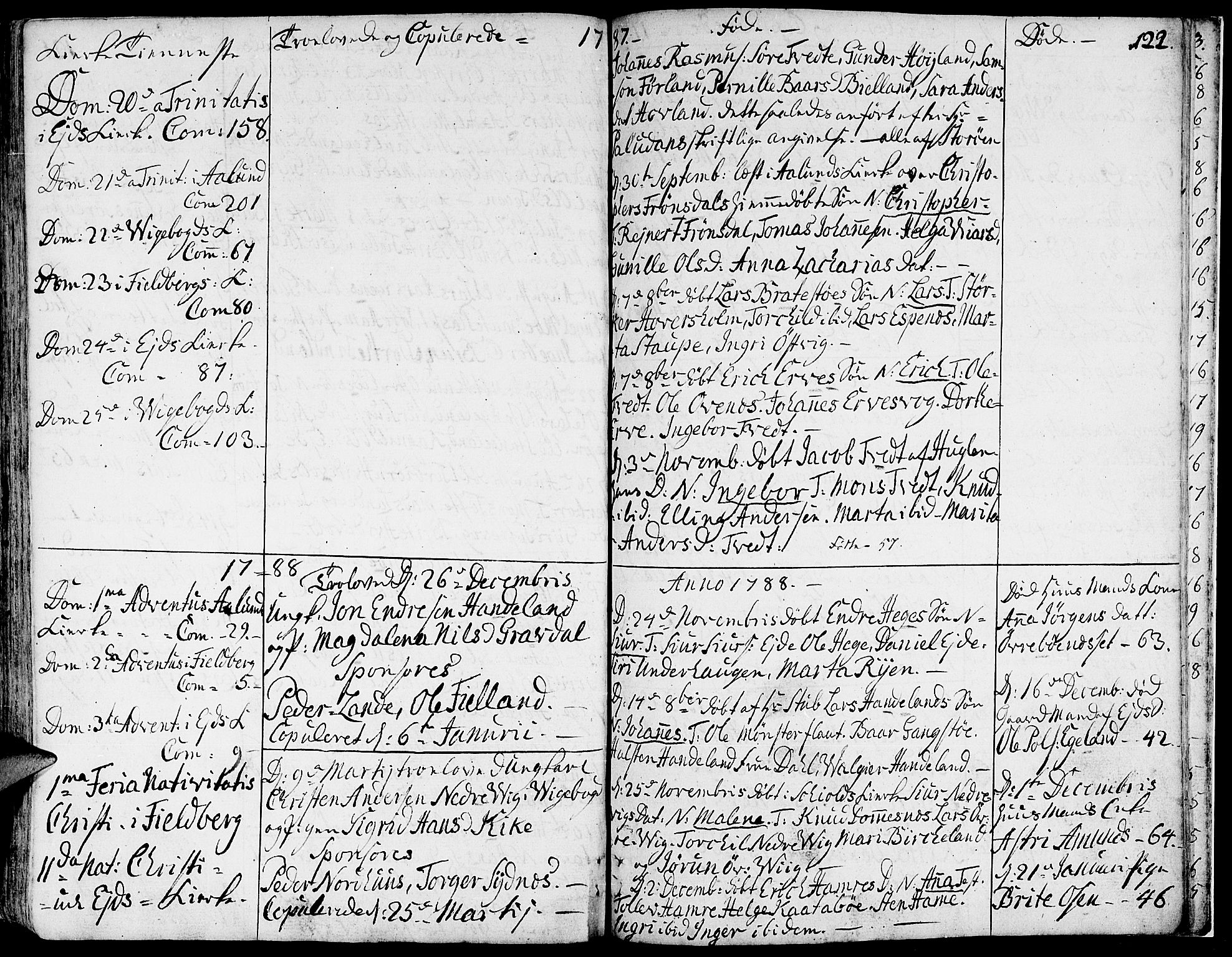 Fjelberg sokneprestembete, SAB/A-75201/H/Haa: Ministerialbok nr. A 2, 1760-1788, s. 122