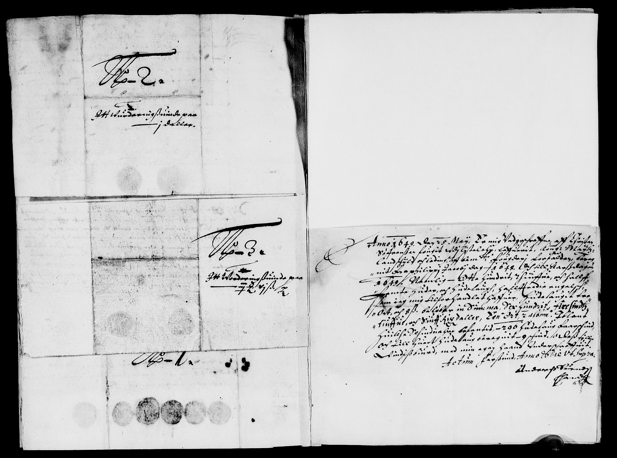 Rentekammeret inntil 1814, Reviderte regnskaper, Lensregnskaper, AV/RA-EA-5023/R/Rb/Rbr/L0017: Lista len, 1646-1649