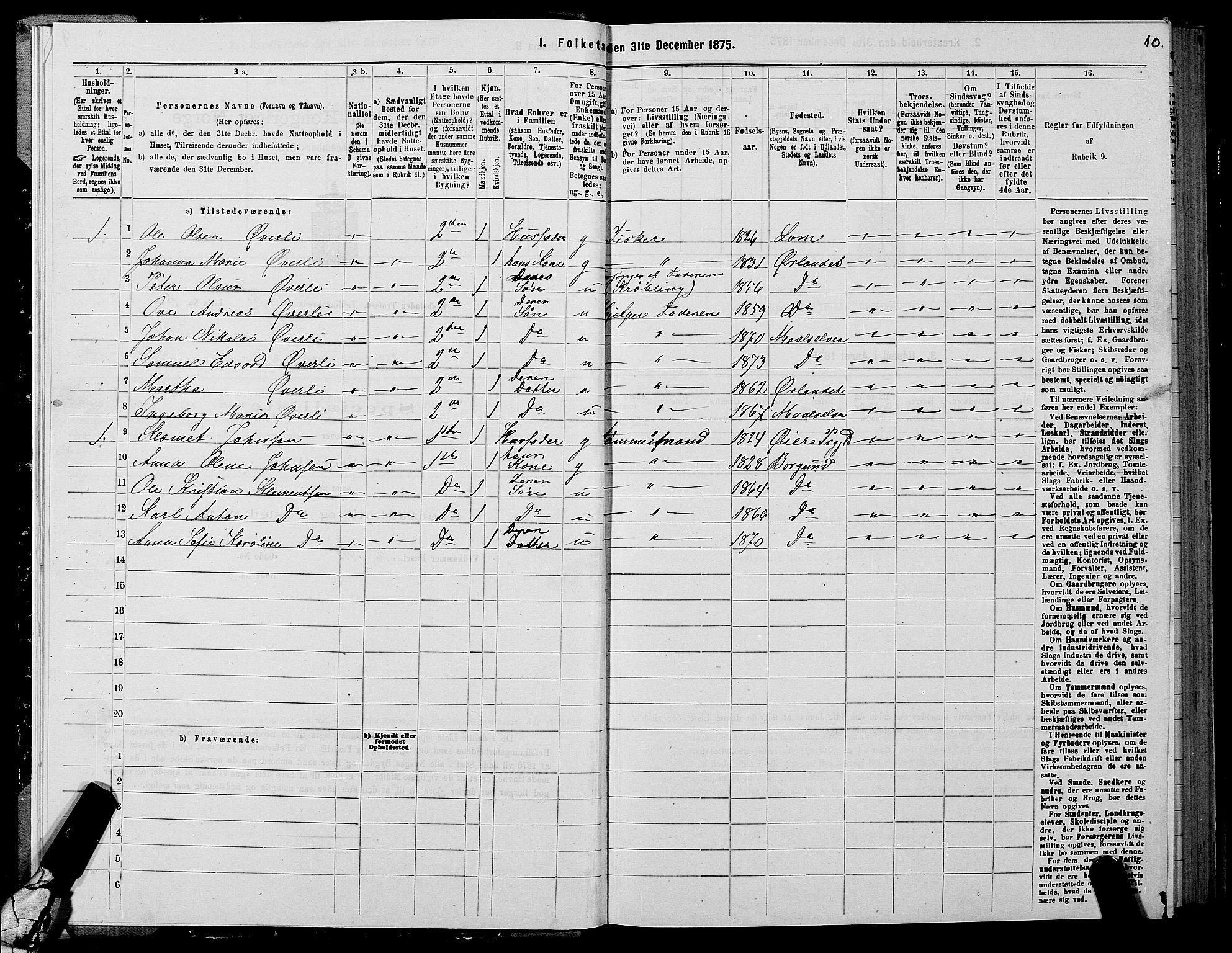 SATØ, Folketelling 1875 for 1902P Tromsø prestegjeld, 1875, s. 1010