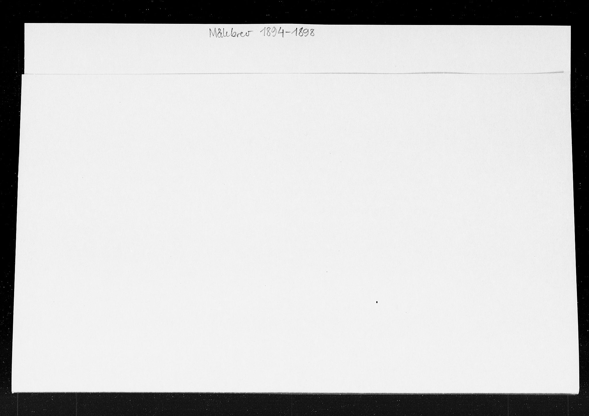 Lillesand tollsted, SAK/1351-0008/H/Ha/L0429: Målebevis, 1894-1923, s. 2