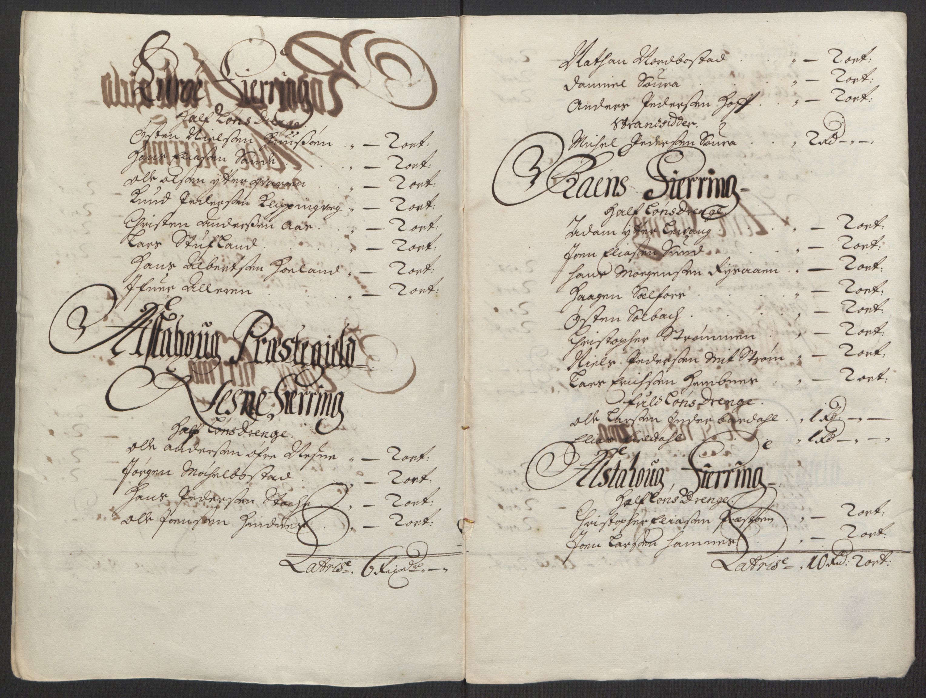 Rentekammeret inntil 1814, Reviderte regnskaper, Fogderegnskap, RA/EA-4092/R65/L4505: Fogderegnskap Helgeland, 1693-1696, s. 105