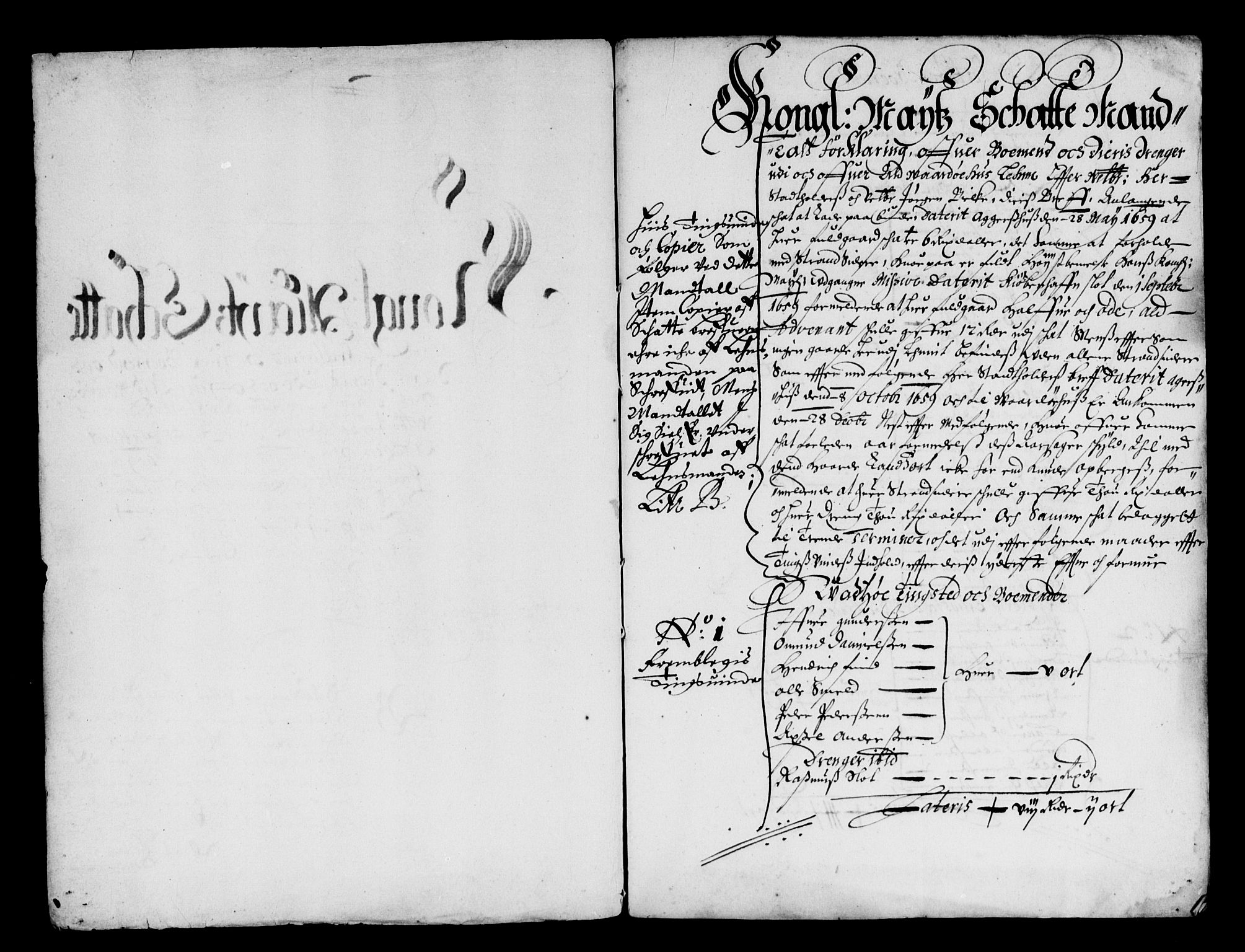 Rentekammeret inntil 1814, Reviderte regnskaper, Lensregnskaper, AV/RA-EA-5023/R/Rb/Rbæ/L0007: Vardøhus len, 1652-1661