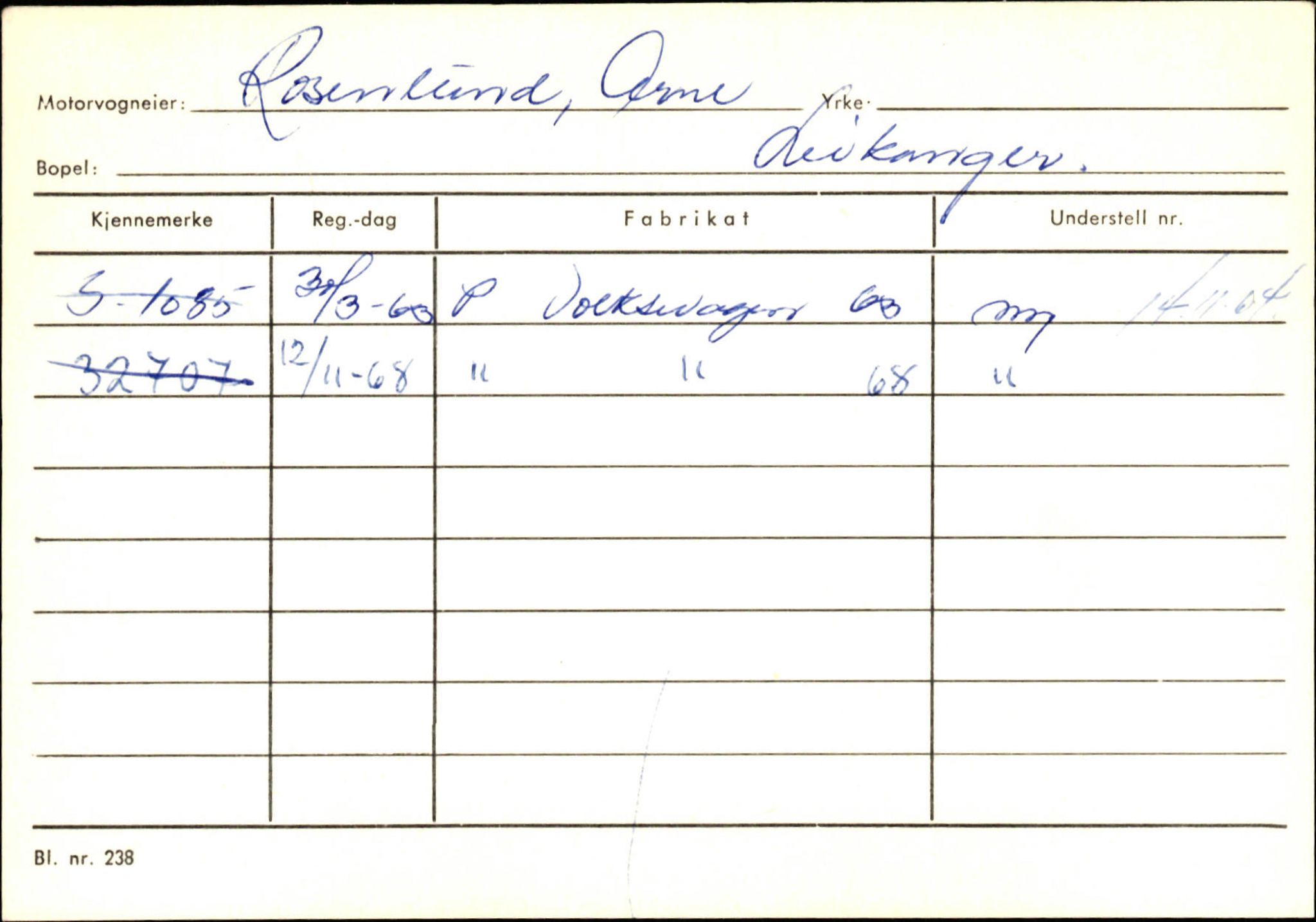 Statens vegvesen, Sogn og Fjordane vegkontor, SAB/A-5301/4/F/L0126: Eigarregister Fjaler M-Å. Leikanger A-Å, 1945-1975, s. 2007