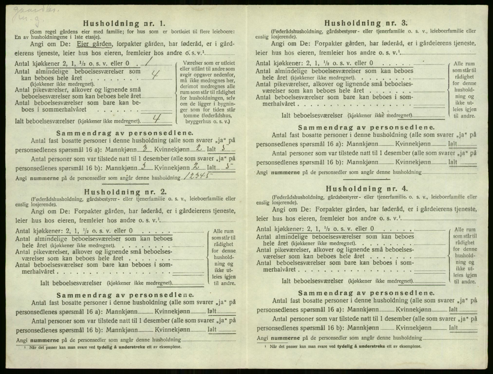 SAO, Folketelling 1920 for 0223 Setskog herred, 1920, s. 291