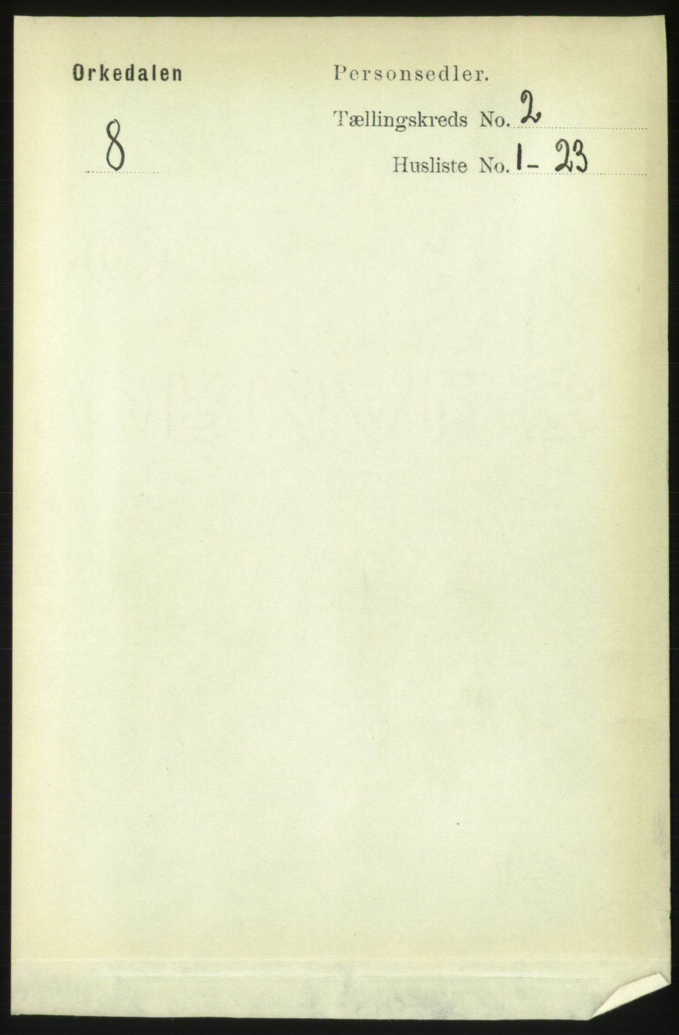 RA, Folketelling 1891 for 1638 Orkdal herred, 1891, s. 953