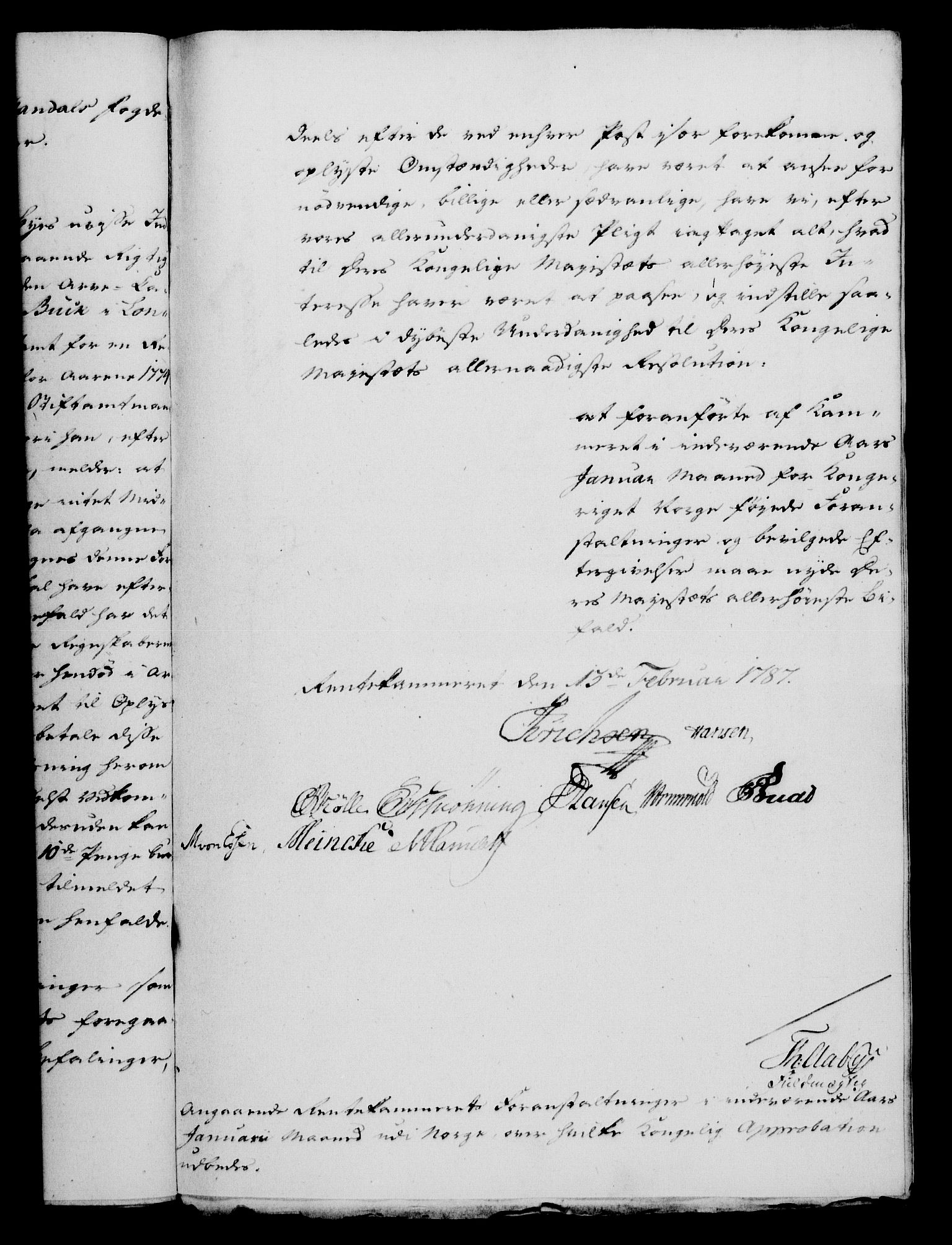 Rentekammeret, Kammerkanselliet, RA/EA-3111/G/Gf/Gfa/L0069: Norsk relasjons- og resolusjonsprotokoll (merket RK 52.69), 1787, s. 134