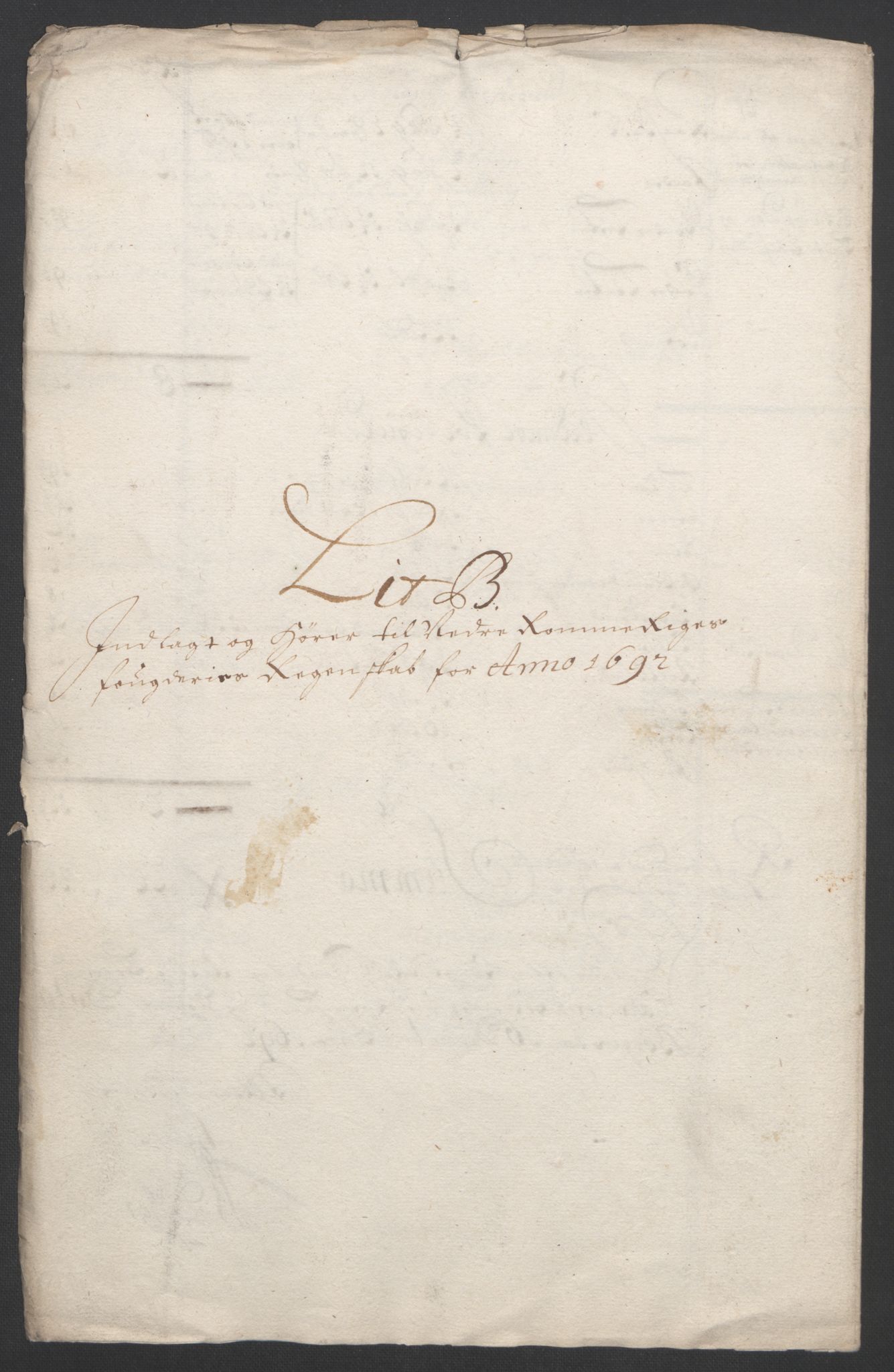 Rentekammeret inntil 1814, Reviderte regnskaper, Fogderegnskap, RA/EA-4092/R11/L0577: Fogderegnskap Nedre Romerike, 1692, s. 39