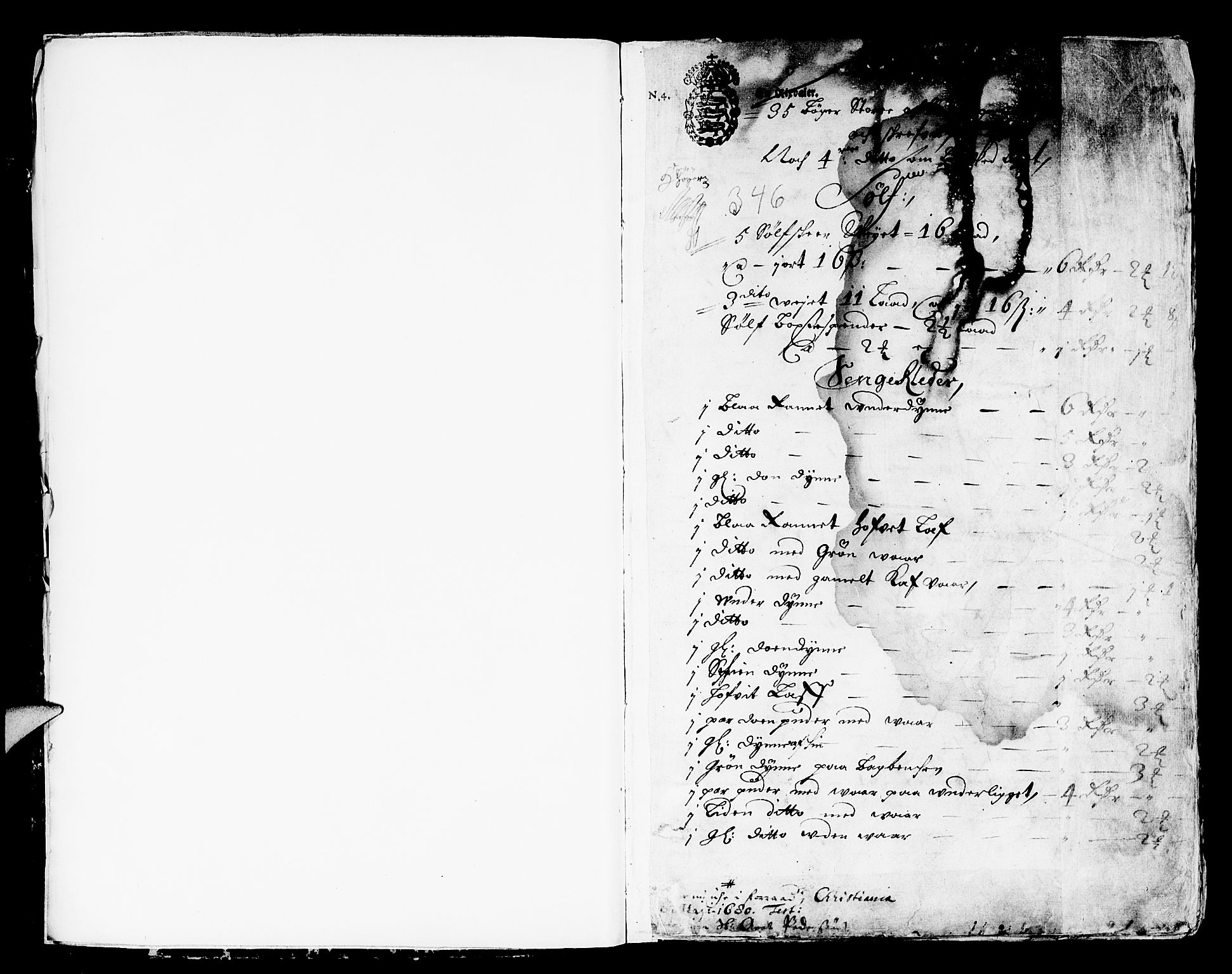 Follo sorenskriveri, AV/SAO-A-10274/H/Hb/L0001: Skifteprotokoll, 1680-1731, s. 0b-1a