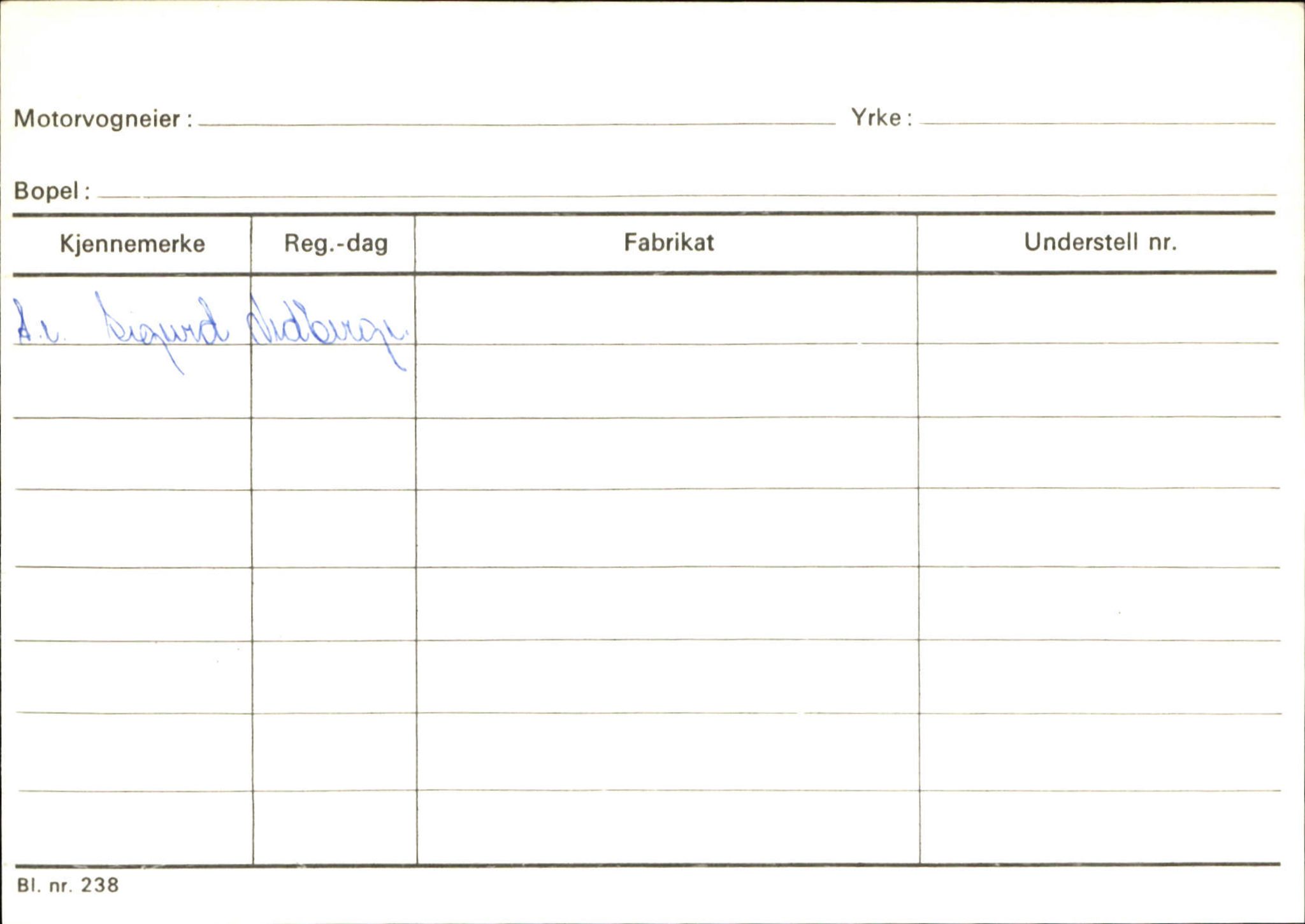 Statens vegvesen, Sogn og Fjordane vegkontor, SAB/A-5301/4/F/L0131: Eigarregister Høyanger P-Å. Stryn S-Å, 1945-1975, s. 594