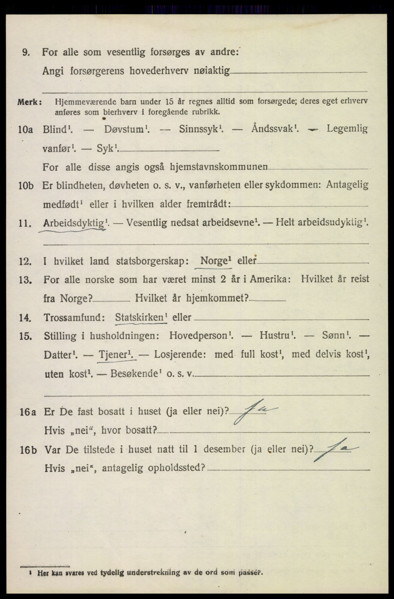 SAH, Folketelling 1920 for 0524 Fåberg herred, 1920, s. 9551