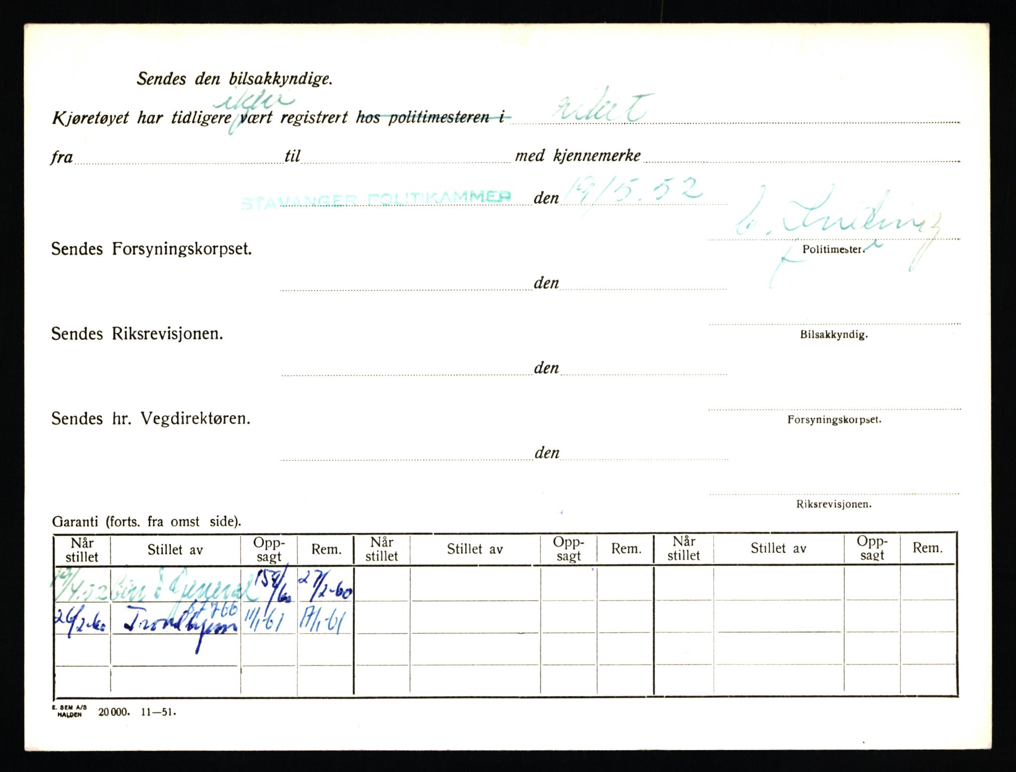 Stavanger trafikkstasjon, AV/SAST-A-101942/0/F/L0011: L-3700 - L-4199, 1930-1971, s. 88