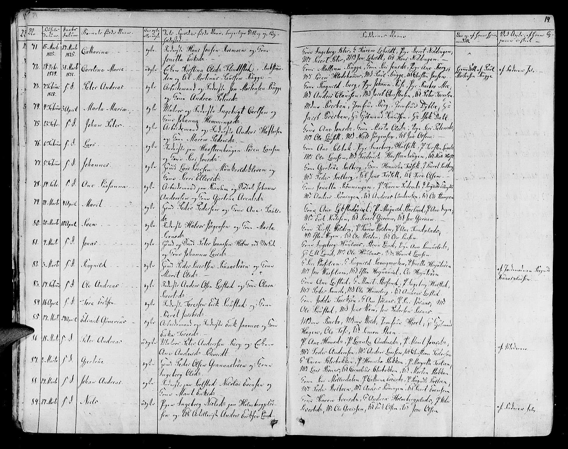 Ministerialprotokoller, klokkerbøker og fødselsregistre - Sør-Trøndelag, SAT/A-1456/606/L0286: Ministerialbok nr. 606A04 /1, 1823-1840, s. 14
