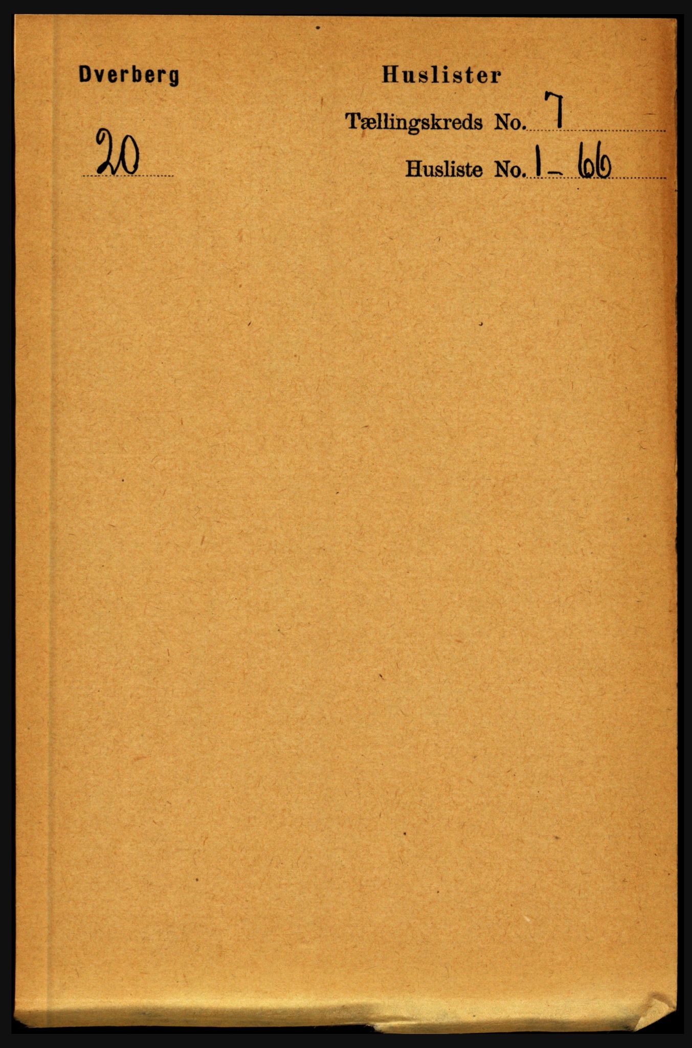 RA, Folketelling 1891 for 1872 Dverberg herred, 1891, s. 2504