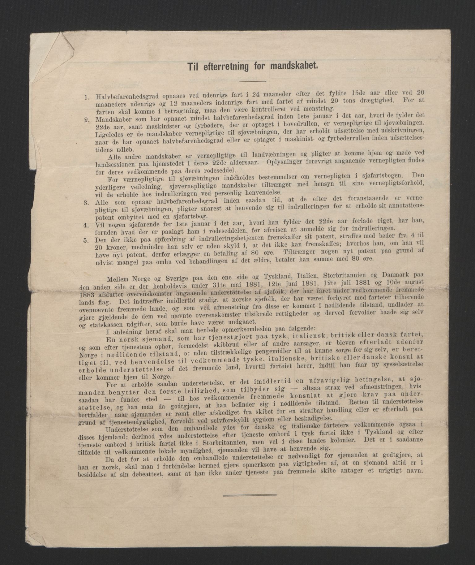 Kristiansand mønstringskrets, SAK/2031-0015/F/Fa/L0007: Annotasjonsrulle nr 3831-6645, I-5, 1898-1920, s. 144