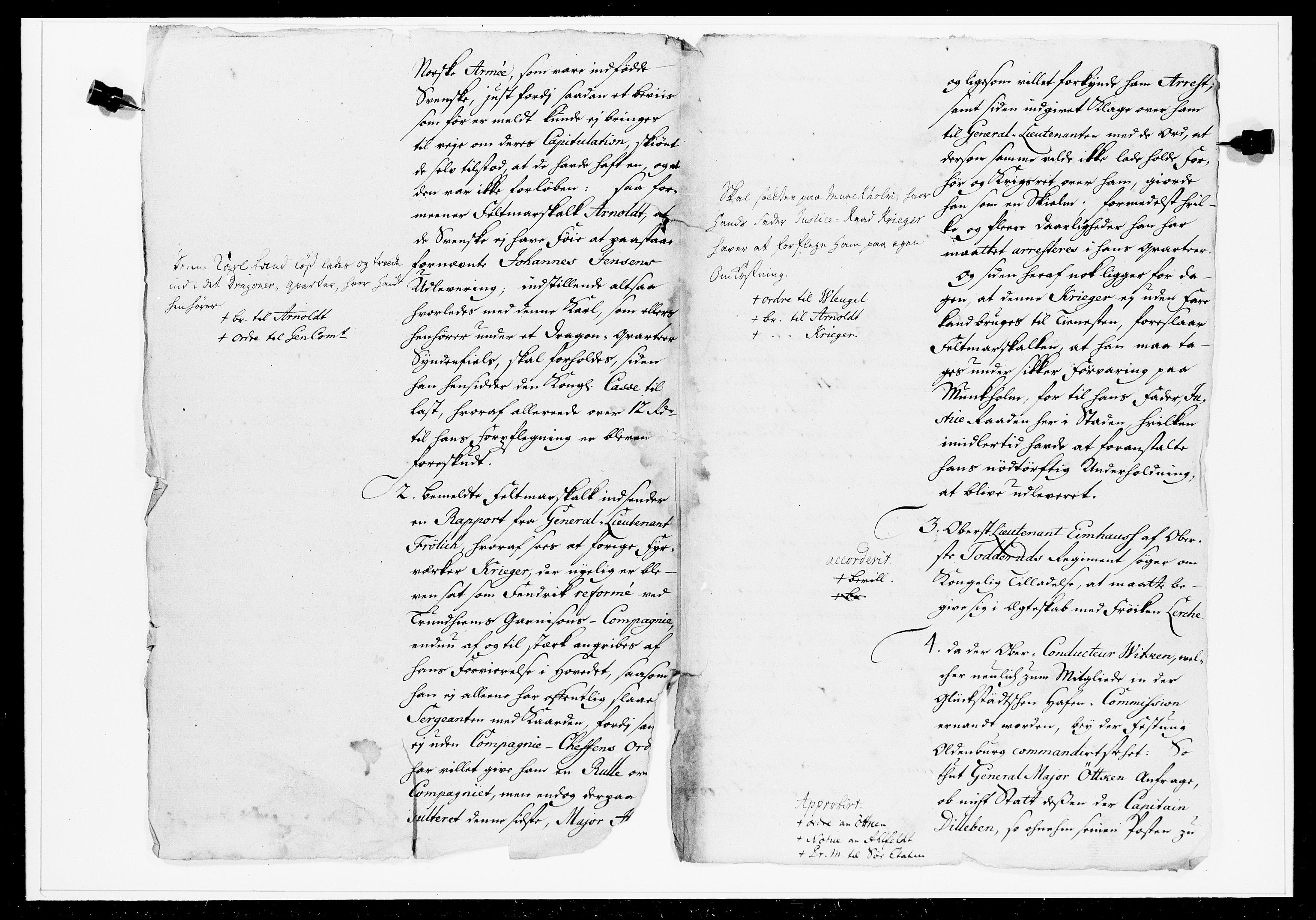 Krigskollegiet, Krigskancelliet, DRA/A-0006/-/1226-1232: Refererede sager, 1751, s. 3