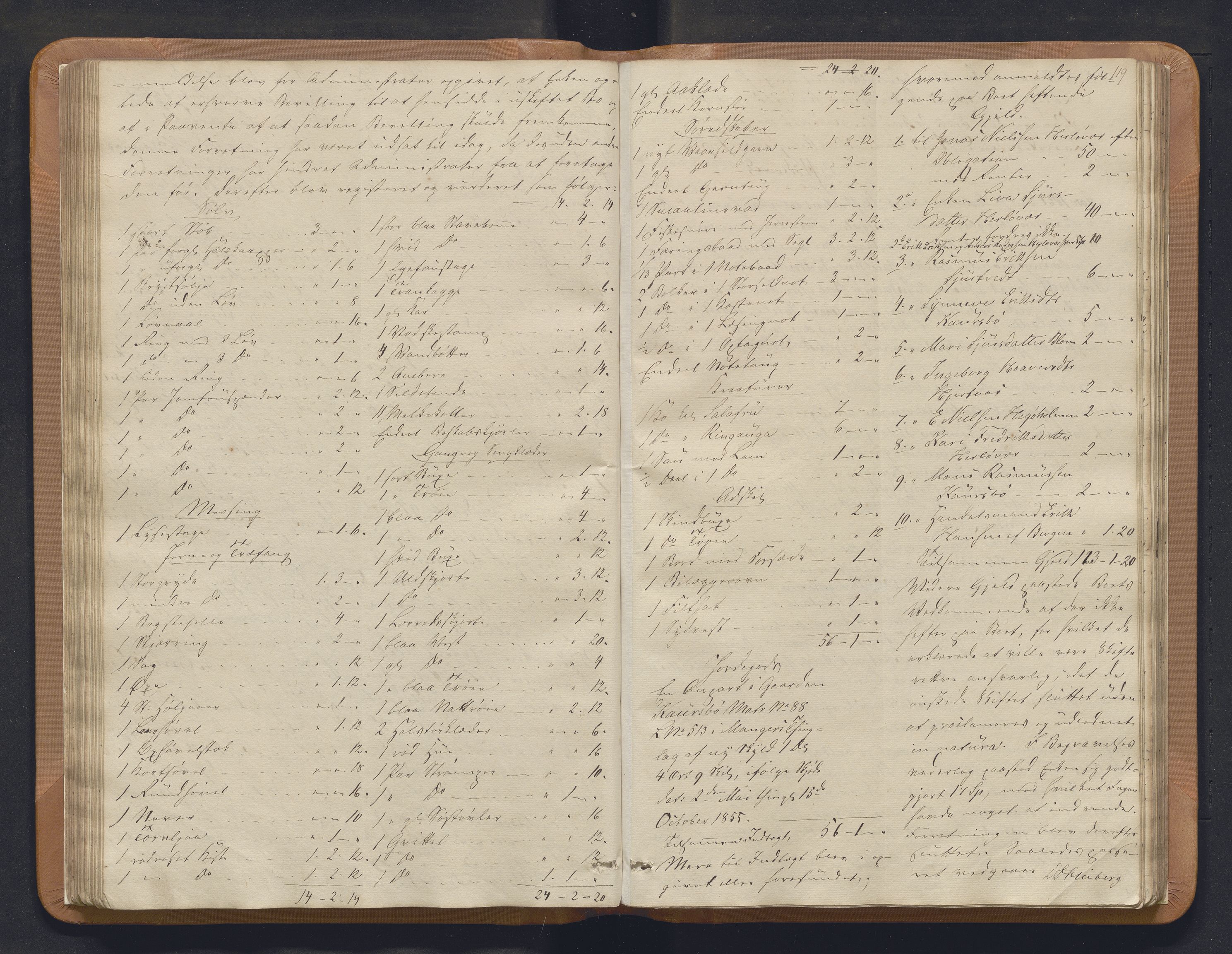 Nordhordland sorenskrivar, SAB/A-2901/1/H/Hb/L0020: Registreringsprotokollar, 1859-1865, s. 118-119