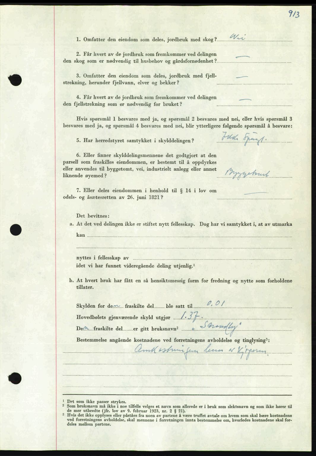 Nordmøre sorenskriveri, AV/SAT-A-4132/1/2/2Ca: Pantebok nr. A112, 1949-1949, Dagboknr: 3083/1949