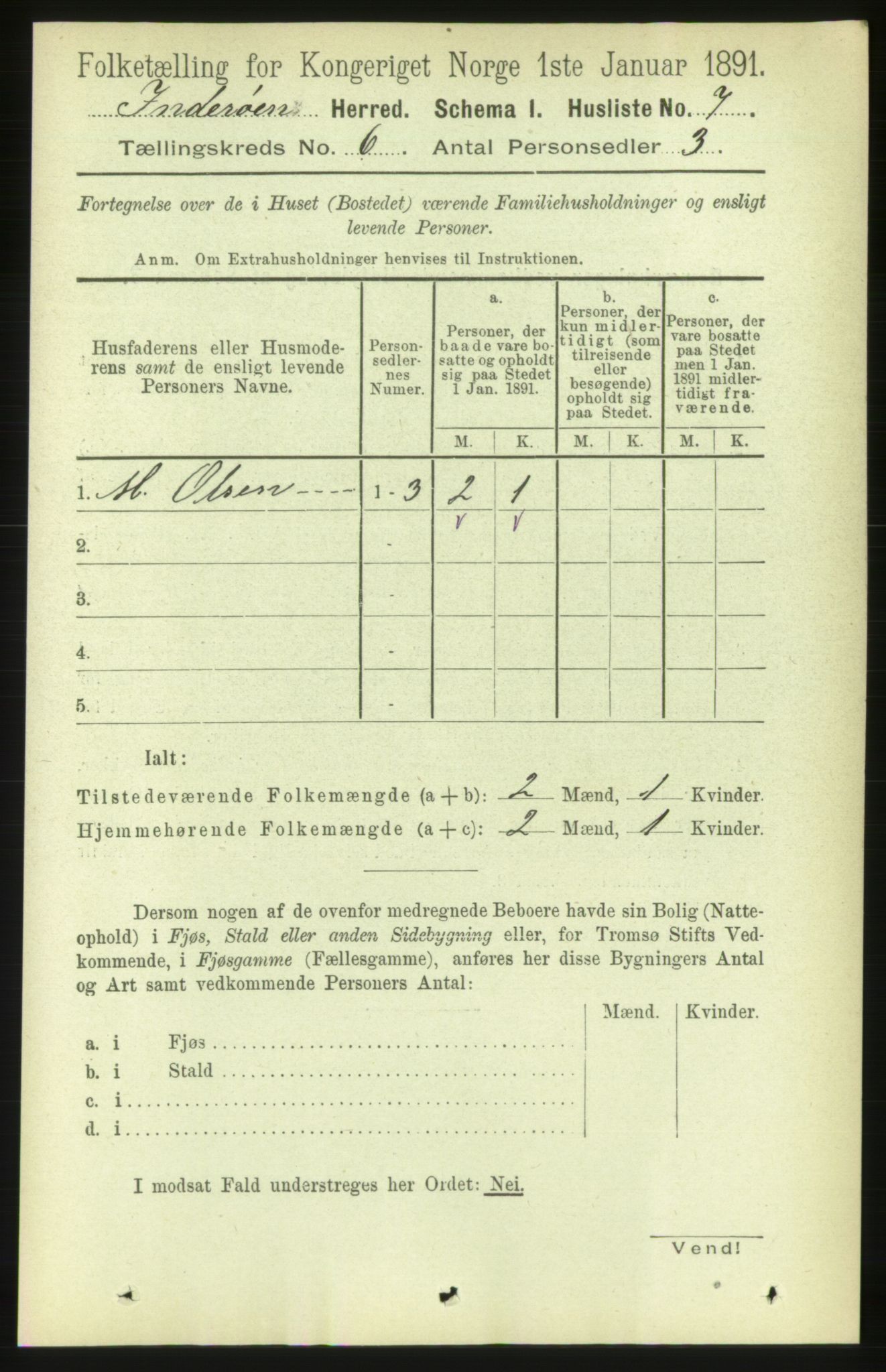 RA, Folketelling 1891 for 1729 Inderøy herred, 1891, s. 3302