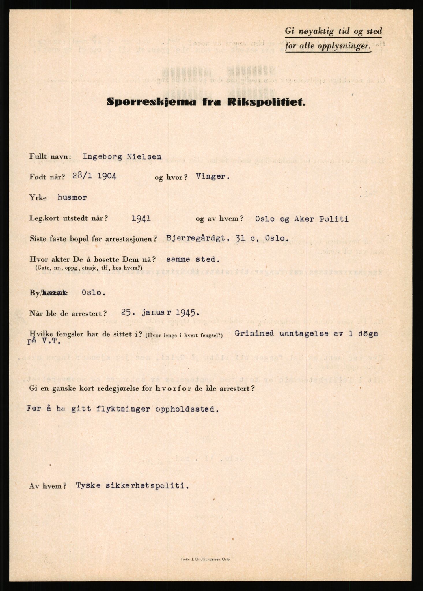 Rikspolitisjefen, AV/RA-S-1560/L/L0012: Mogensen, Øivind - Noraas, Lars, 1940-1945, s. 666